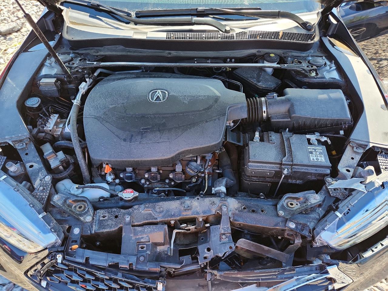 2019 Acura Tlx Advance Черный vin: 19UUB3F81KA000744