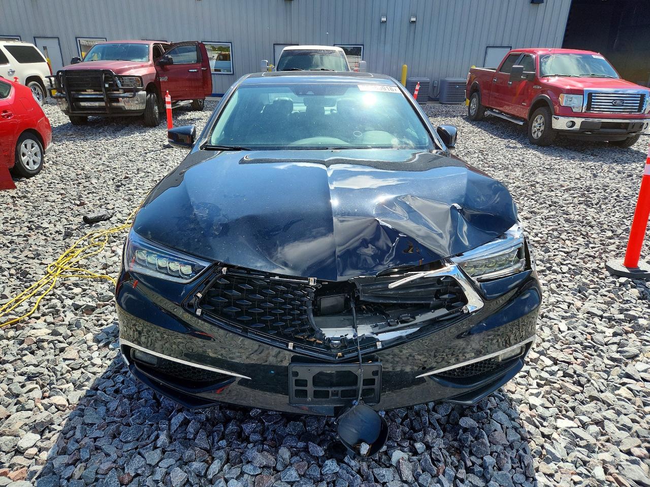 2019 Acura Tlx Advance Черный vin: 19UUB3F81KA000744