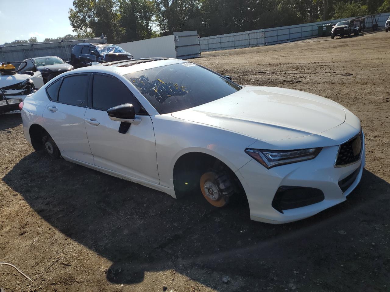 2021 Acura Tlx Technology Белый vin: 19UUB5F40MA002982