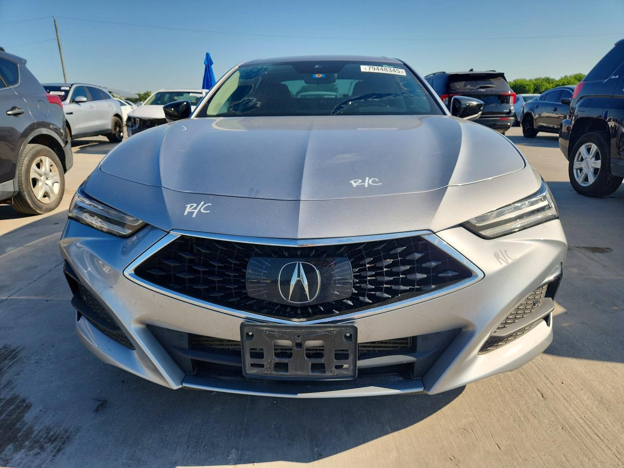 2022 Acura Tlx Technology Серебряный vin: 19UUB5F43NA002945