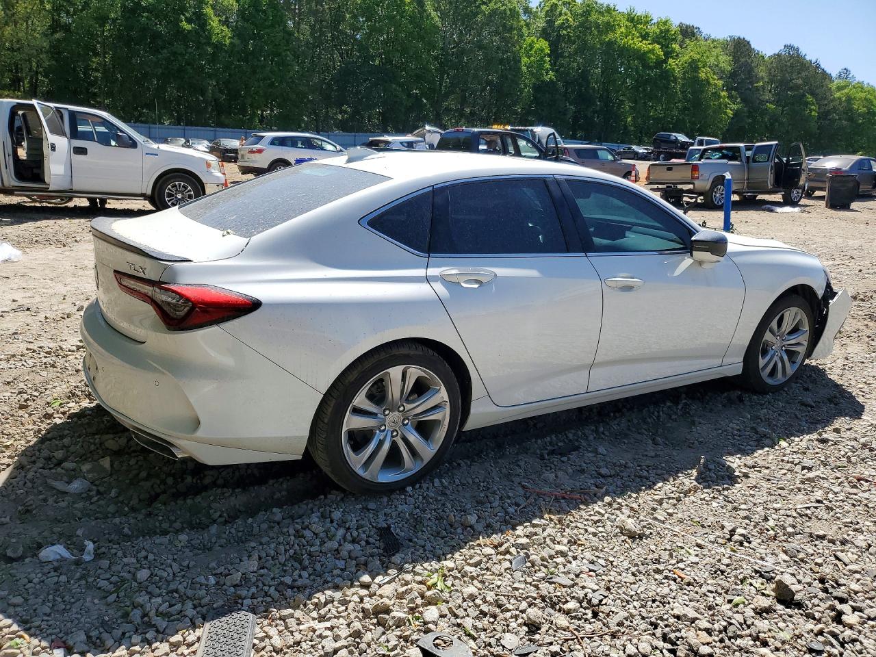 2021 Acura Tlx Technology White vin: 19UUB5F44MA007537