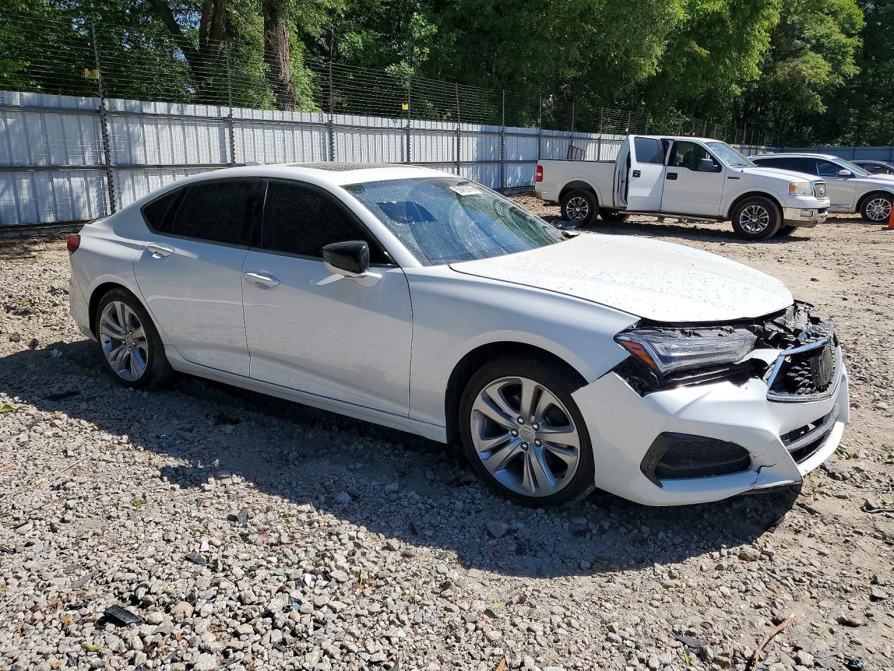 2021 Acura Tlx Technology White vin: 19UUB5F44MA007537