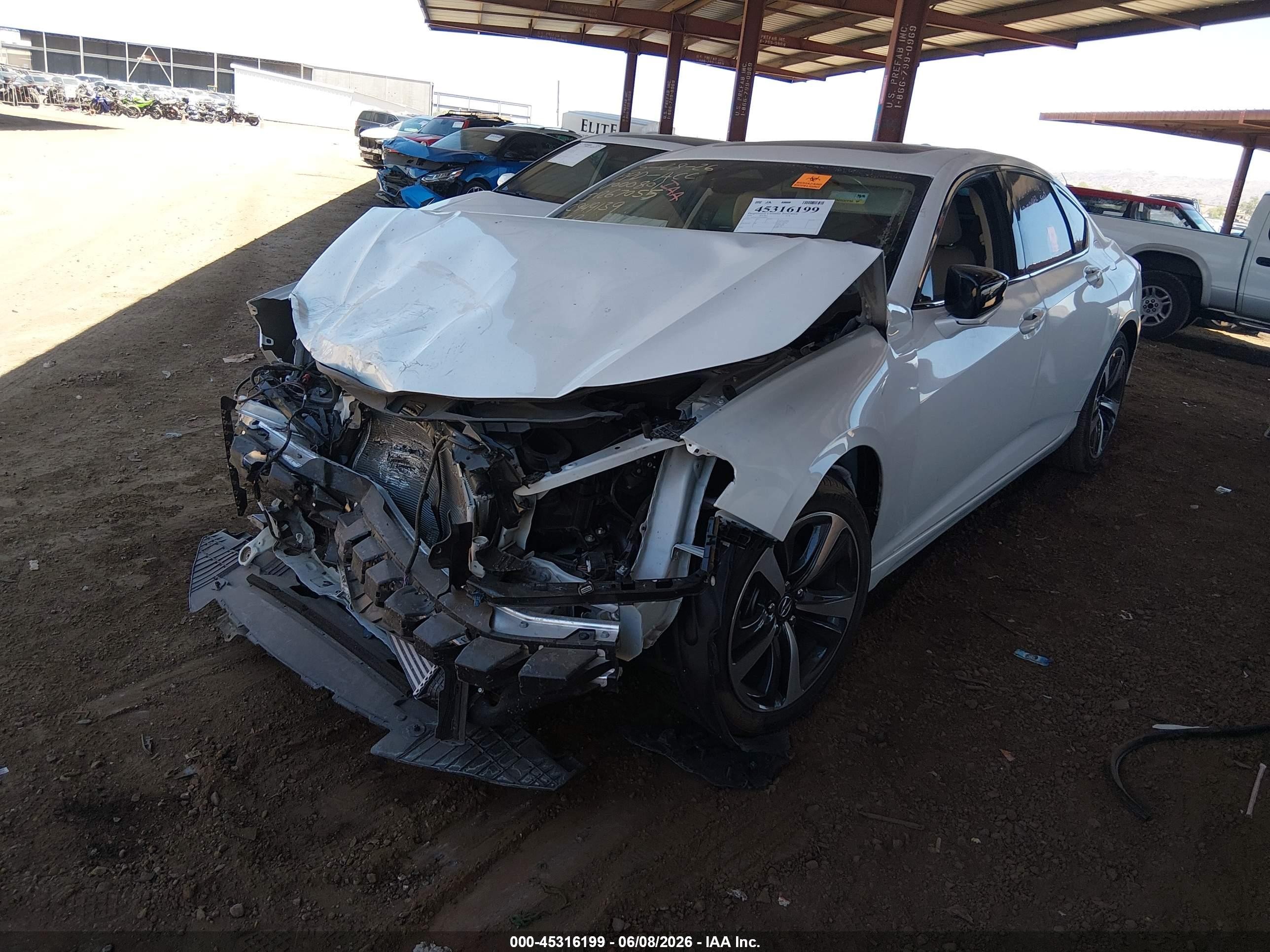 2024 Acura Tlx Technology Package White vin: 19UUB5F45RA000801