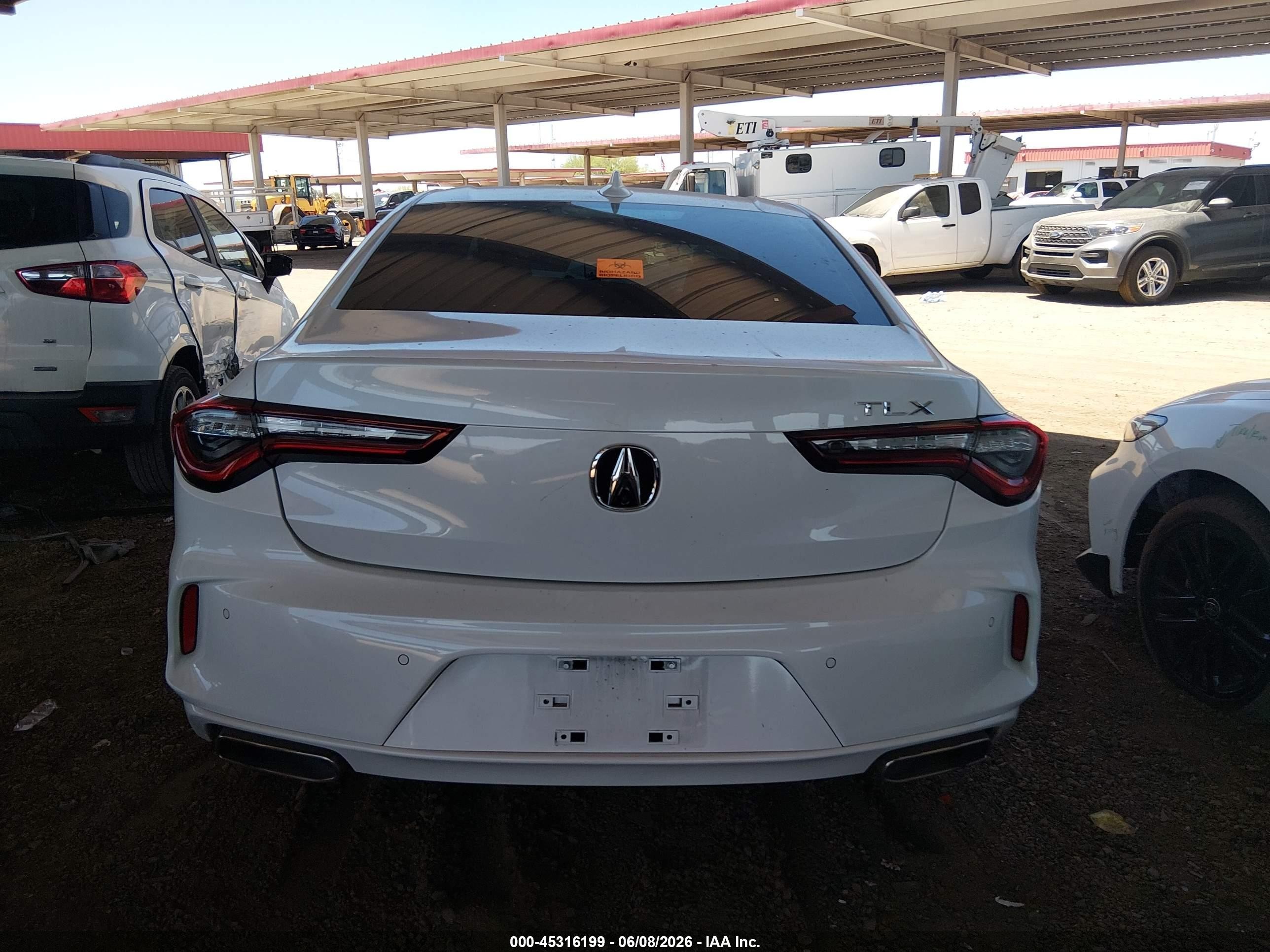 2024 Acura Tlx Technology Package White vin: 19UUB5F45RA000801