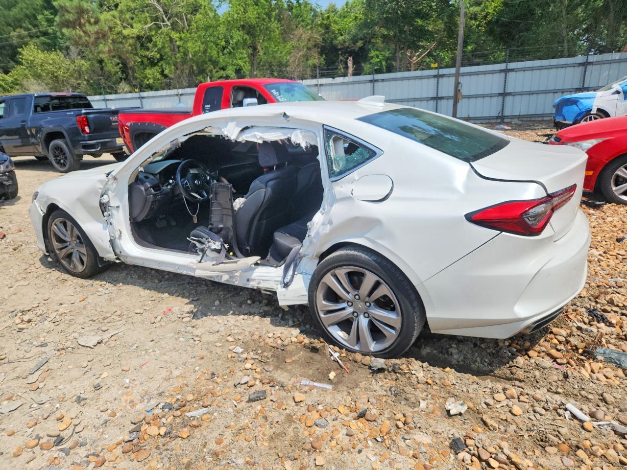 2021 Acura Tlx Technology White vin: 19UUB5F48MA001966