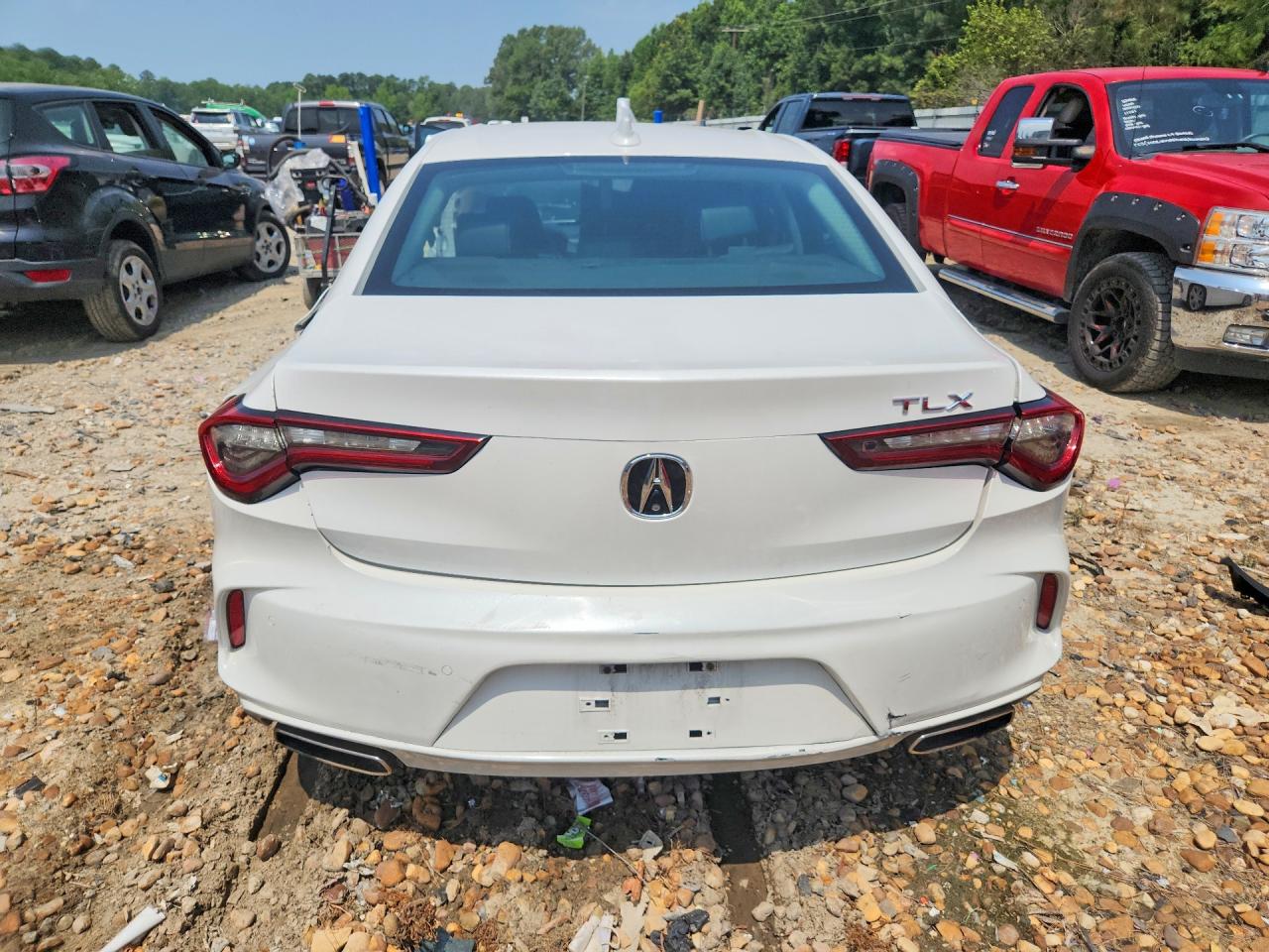 2021 Acura Tlx Technology White vin: 19UUB5F48MA001966