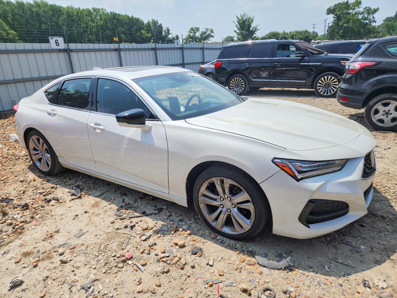 2021 Acura Tlx Technology White vin: 19UUB5F48MA001966