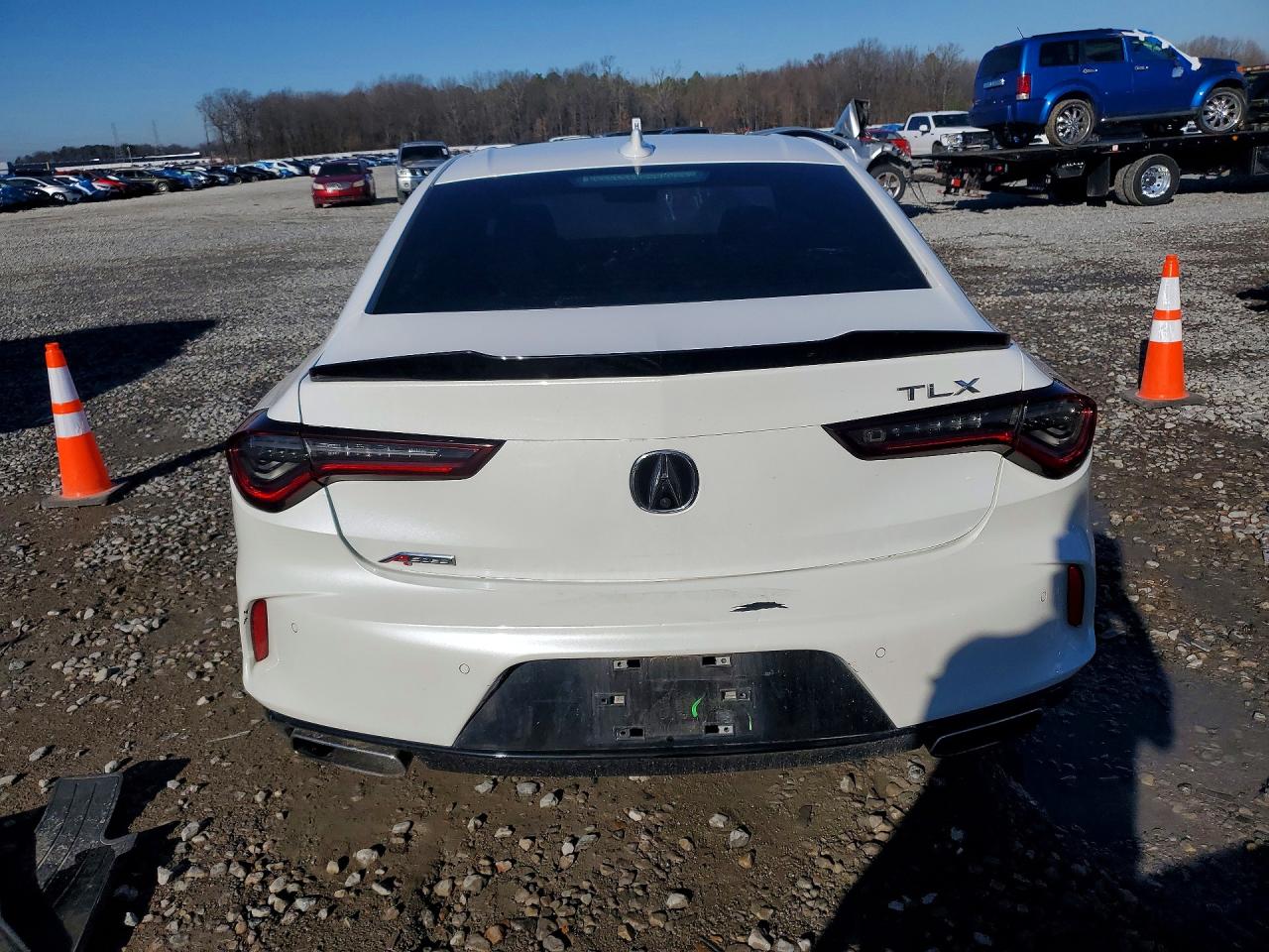 2021 Acura Tlx Tech A White vin: 19UUB5F54MA006106