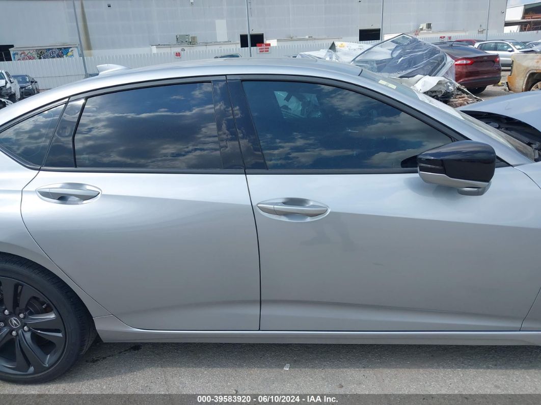 2021 Acura Tlx A-spec Package Silver vin: 19UUB5F55MA000332