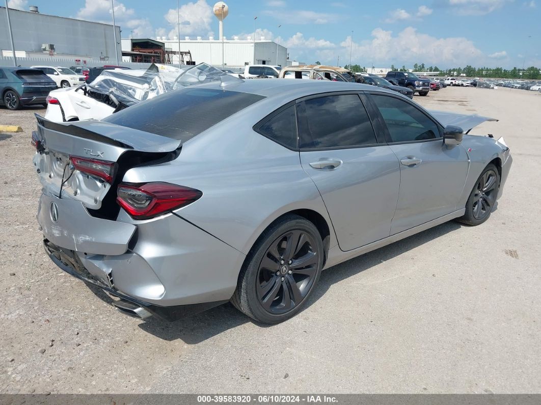 2021 Acura Tlx A-spec Package Silver vin: 19UUB5F55MA000332