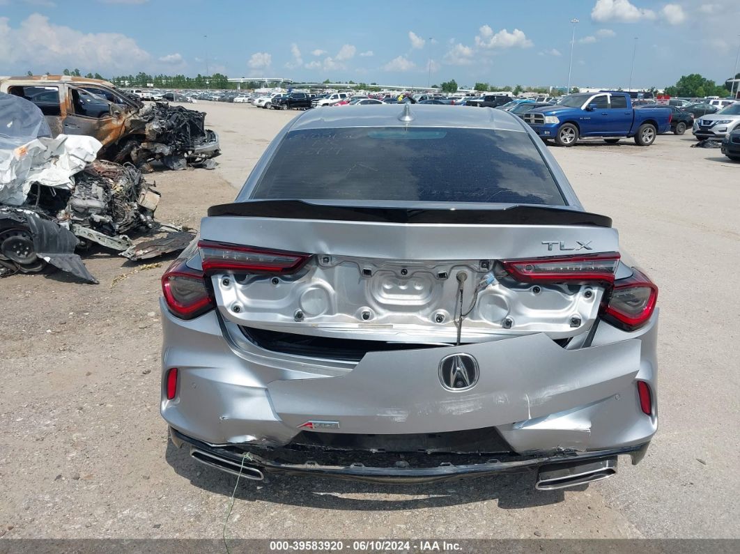 2021 Acura Tlx A-spec Package Silver vin: 19UUB5F55MA000332