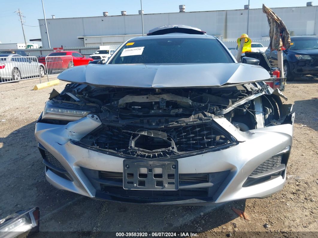 2021 Acura Tlx A-spec Package Silver vin: 19UUB5F55MA000332