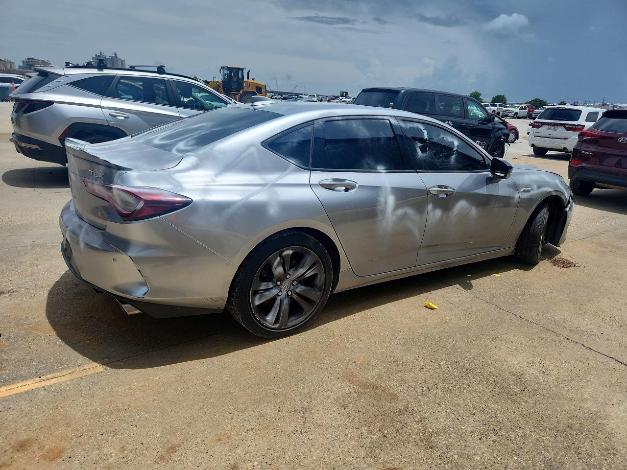 2021 Acura Tlx Tech A Серебряный vin: 19UUB5F55MA000332