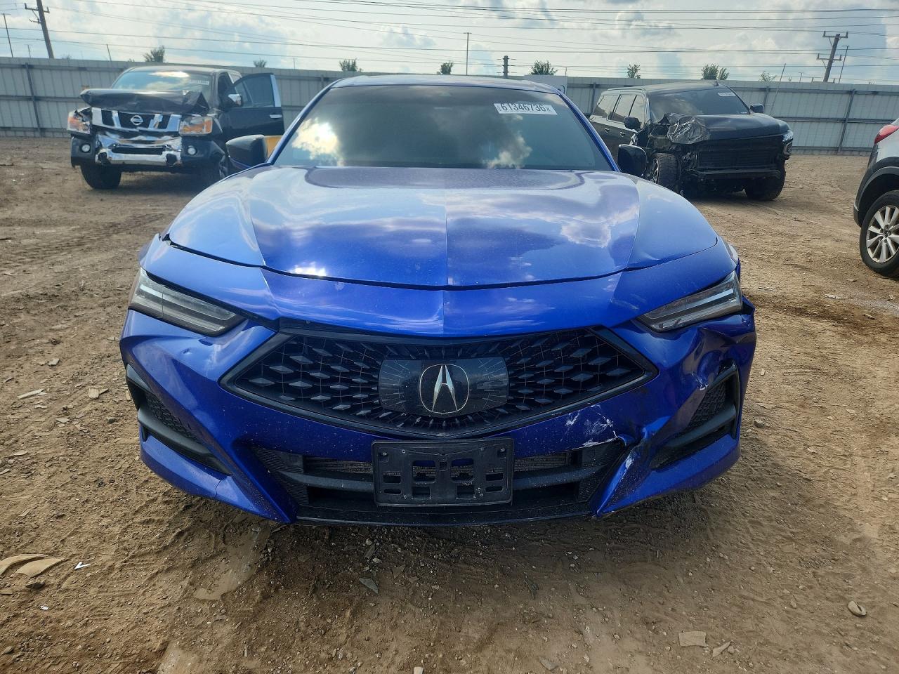 2022 Acura Tlx Tech A Blue vin: 19UUB5F55NA000445