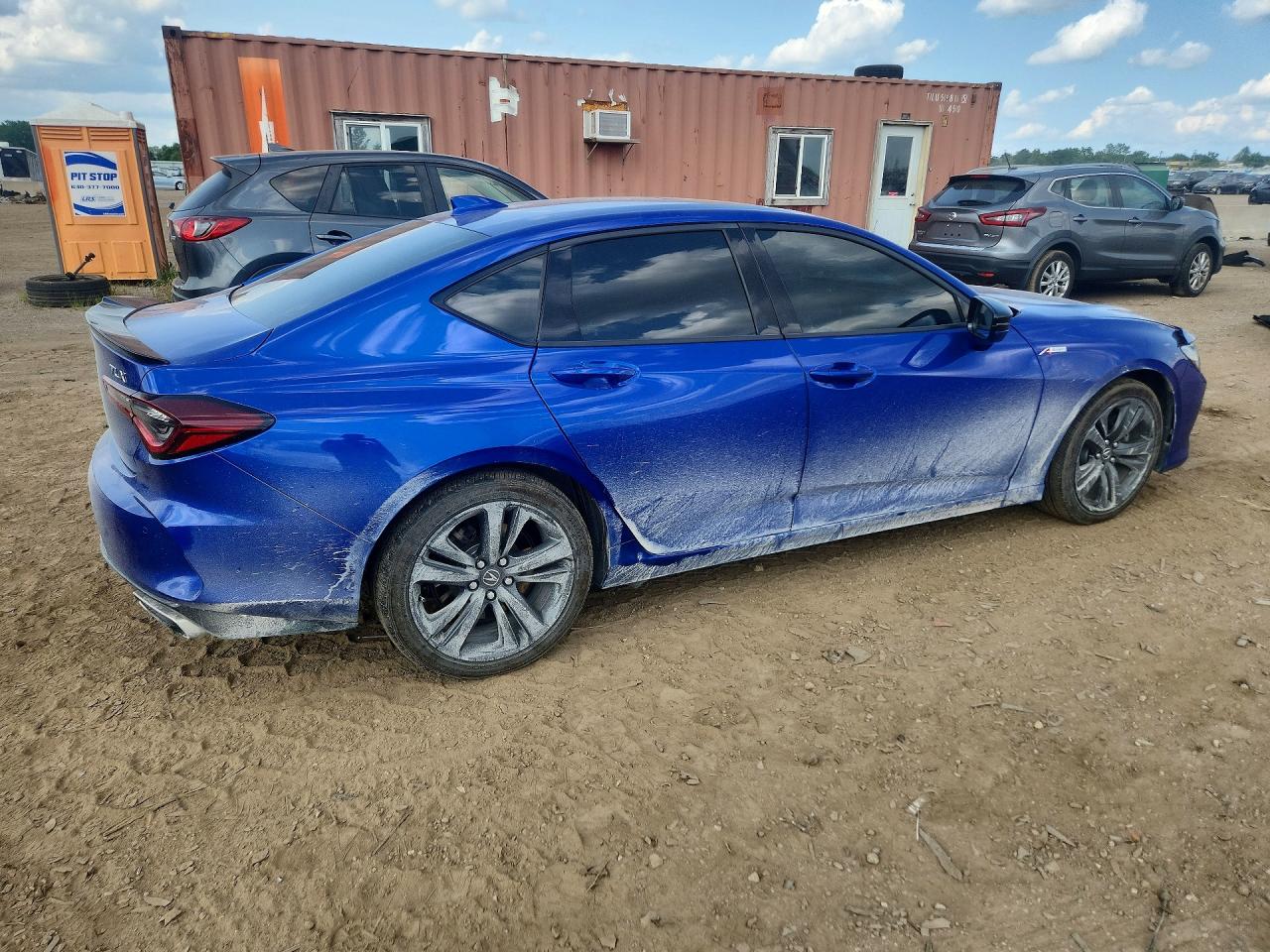 2022 Acura Tlx Tech A Blue vin: 19UUB5F55NA000445