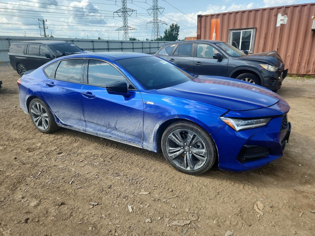 2022 Acura Tlx Tech A Blue vin: 19UUB5F55NA000445