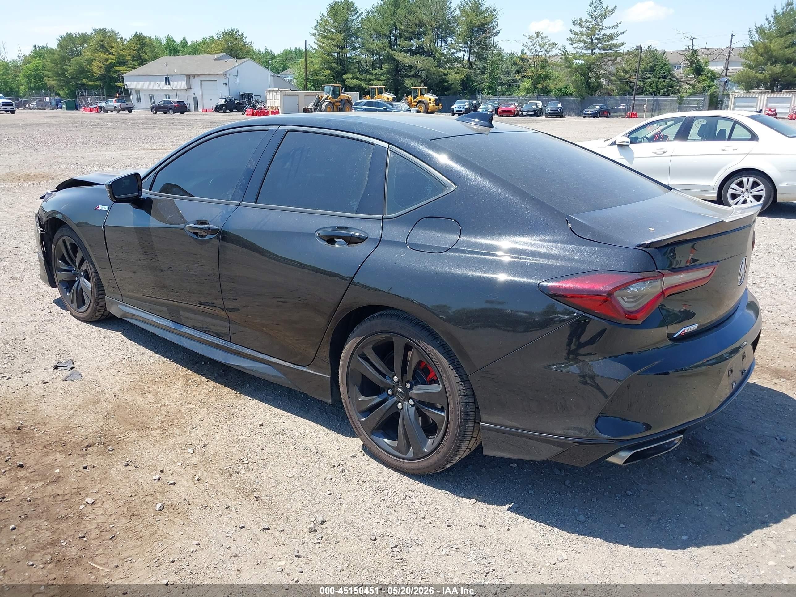 2021 Acura Tlx A-spec Package Черный vin: 19UUB5F56MA009976