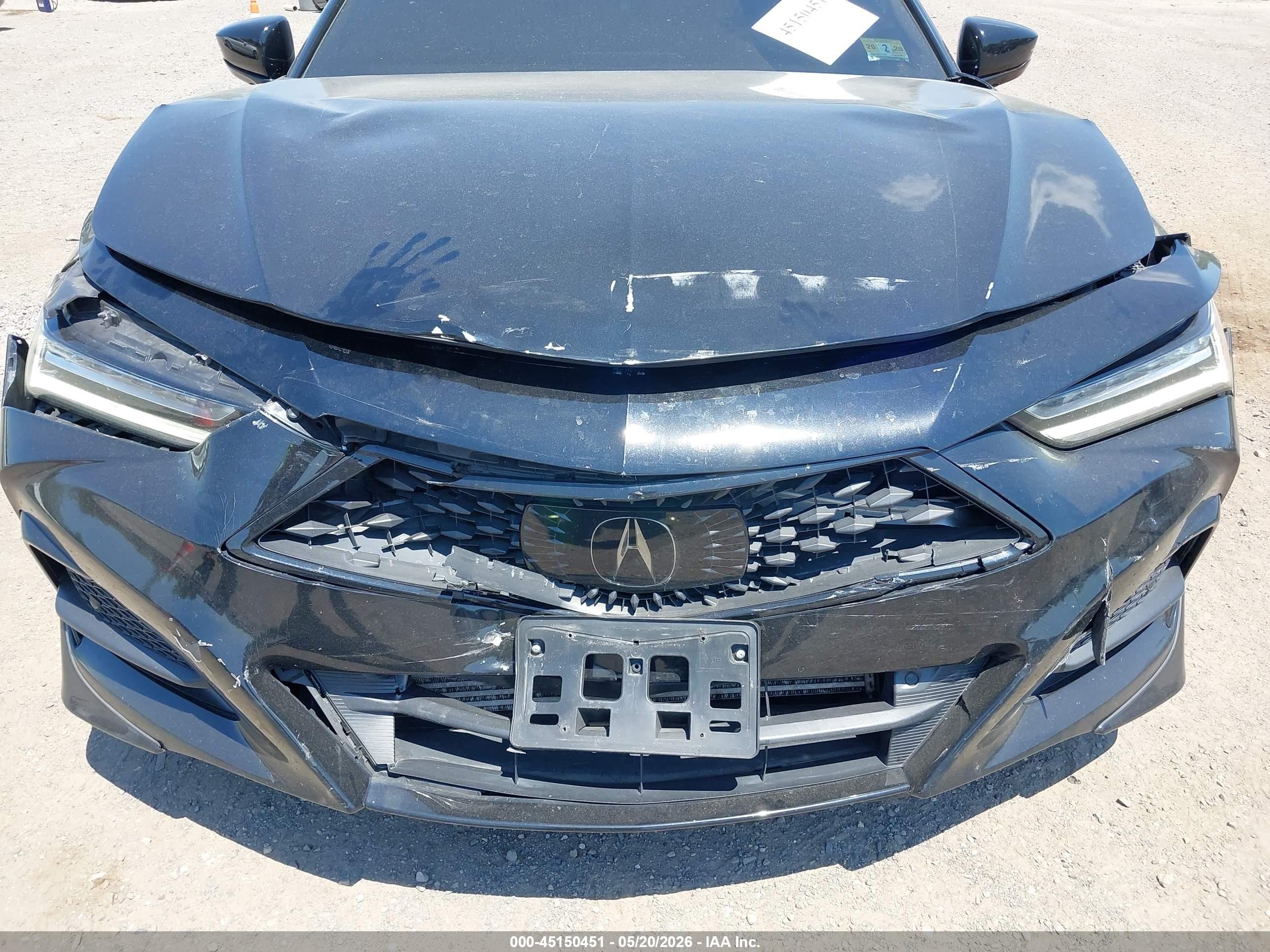 2021 Acura Tlx A-spec Package Черный vin: 19UUB5F56MA009976
