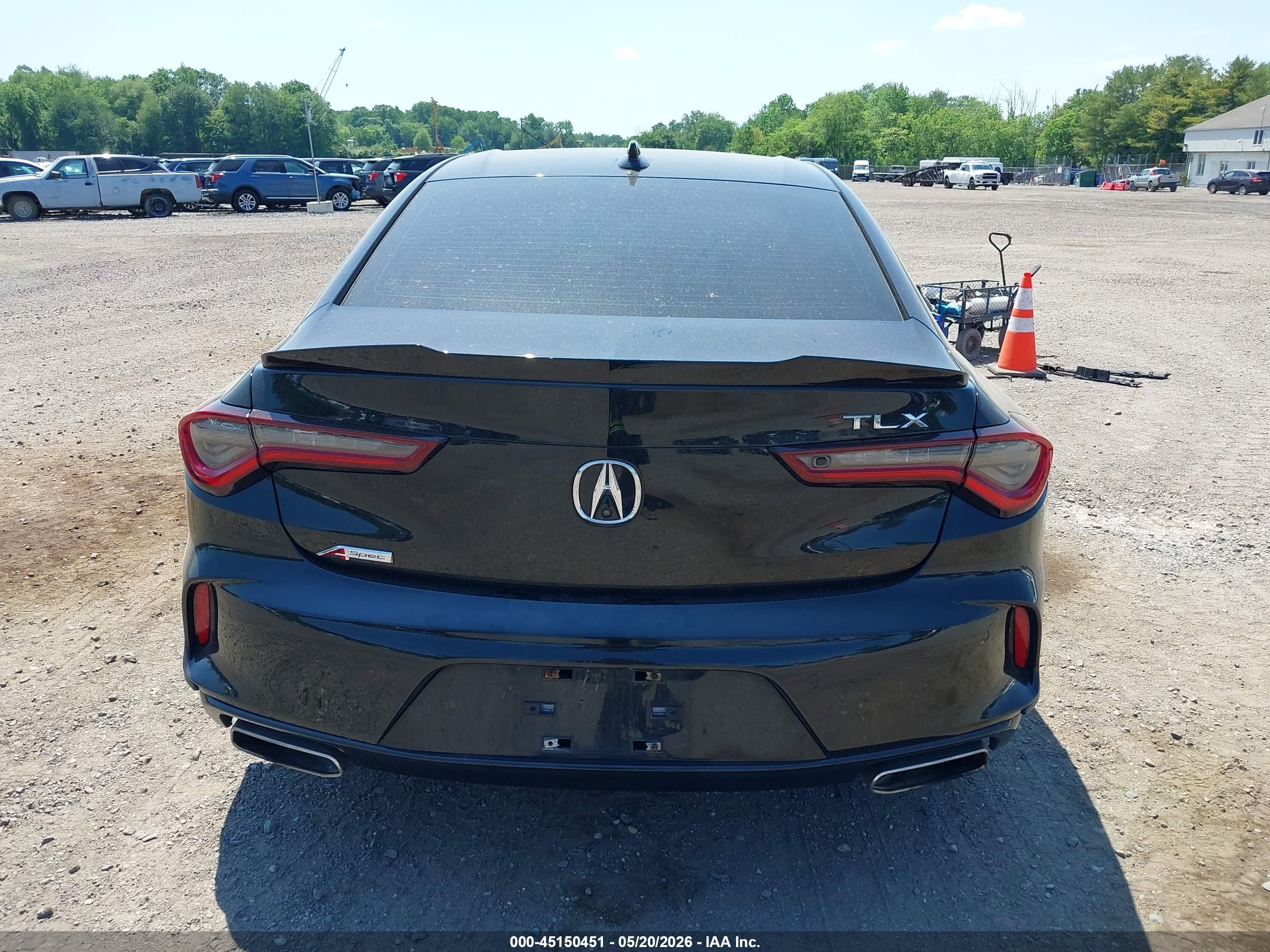 2021 Acura Tlx A-spec Package Черный vin: 19UUB5F56MA009976