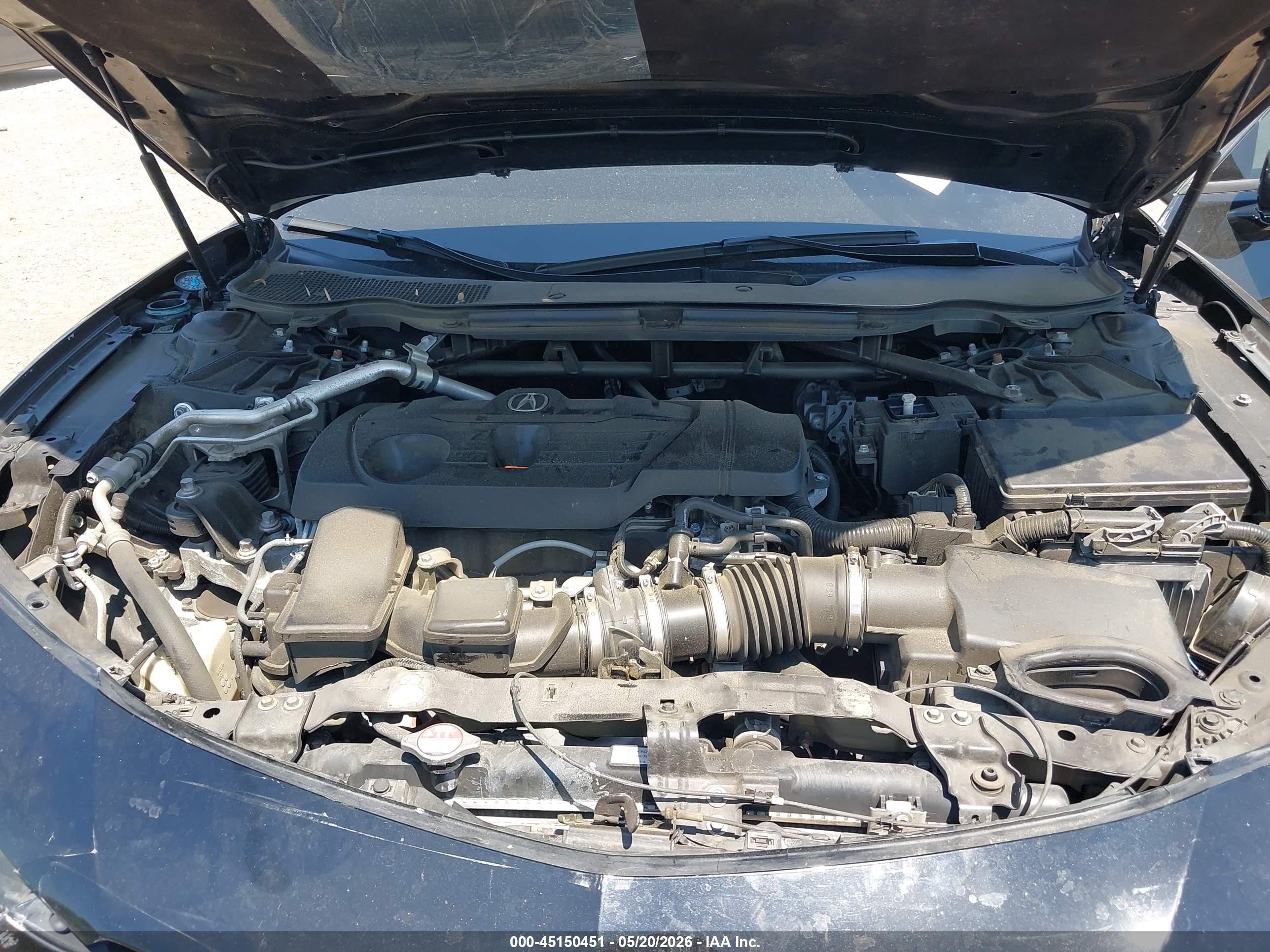 2021 Acura Tlx A-spec Package Черный vin: 19UUB5F56MA009976
