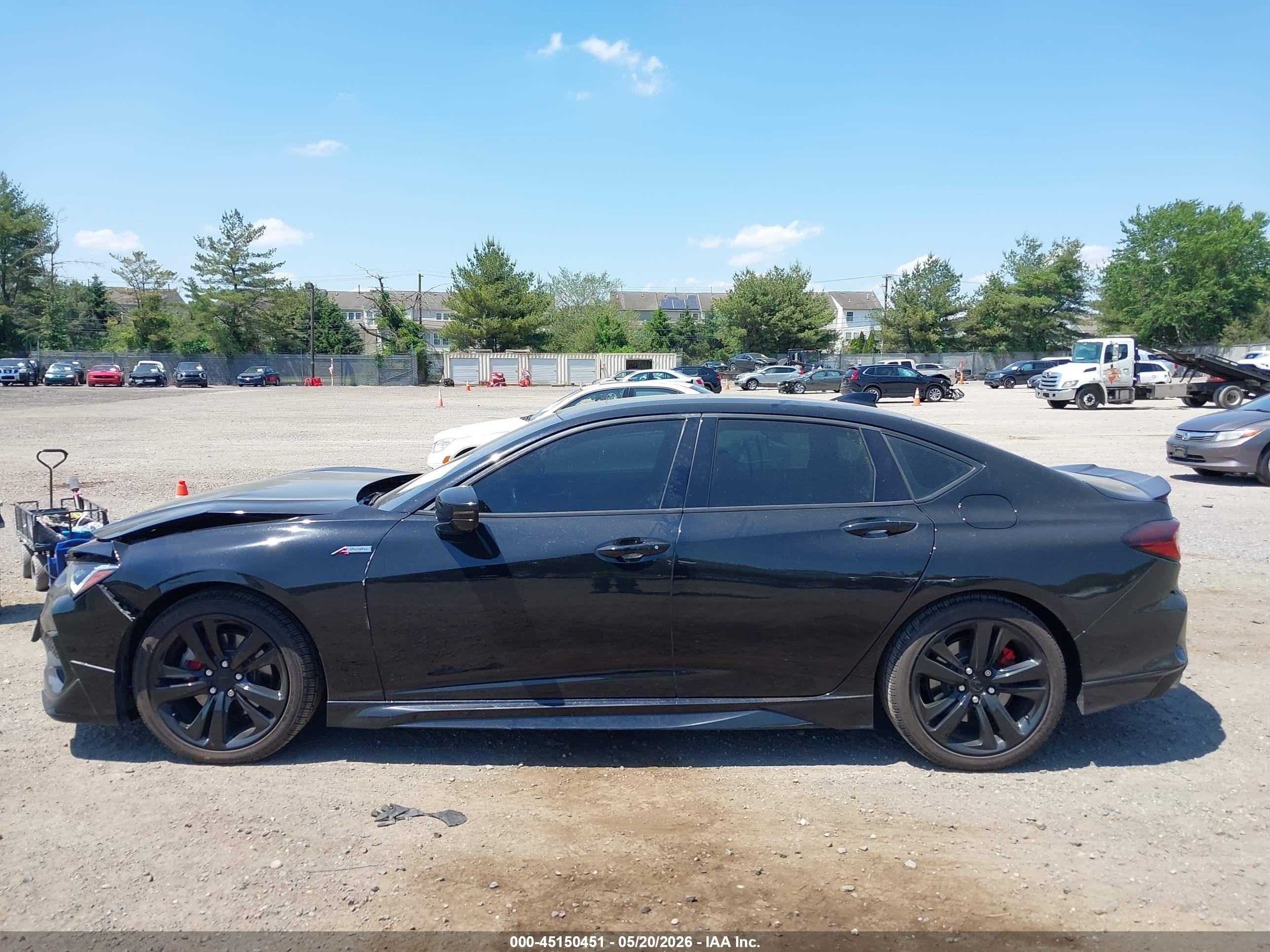 2021 Acura Tlx A-spec Package Черный vin: 19UUB5F56MA009976