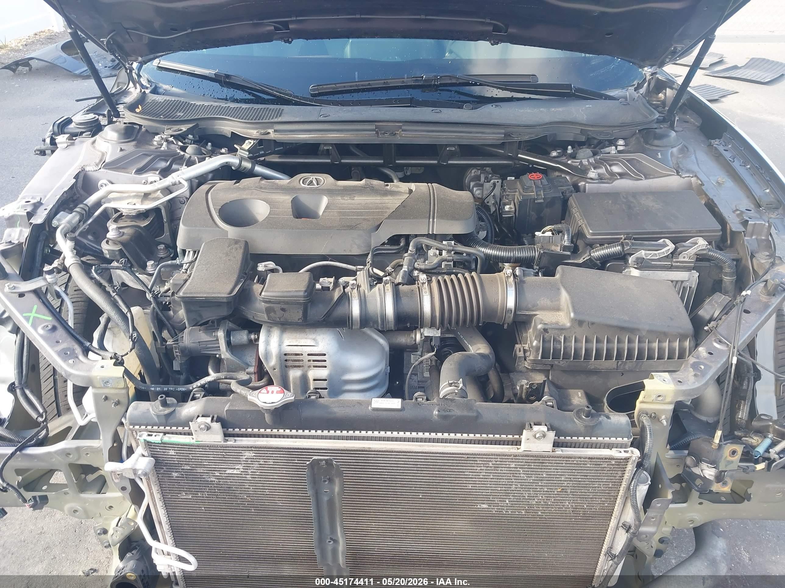 2021 Acura Tlx A-spec Package Серый vin: 19UUB5F57MA005144