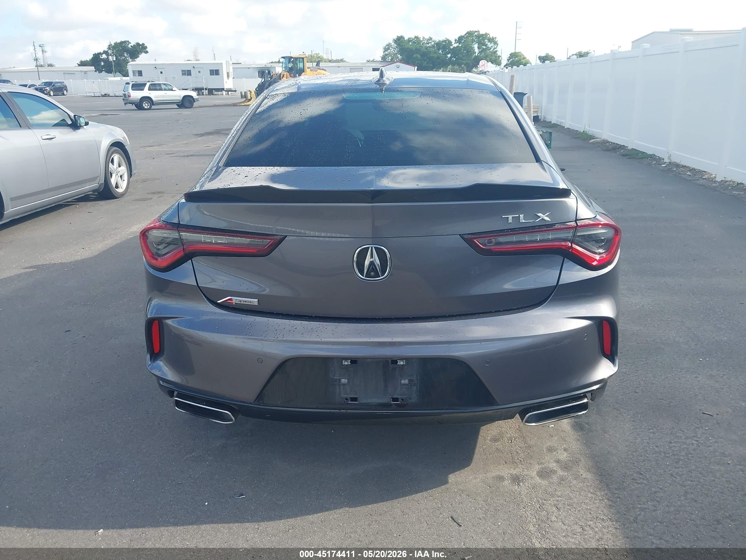 2021 Acura Tlx A-spec Package Серый vin: 19UUB5F57MA005144