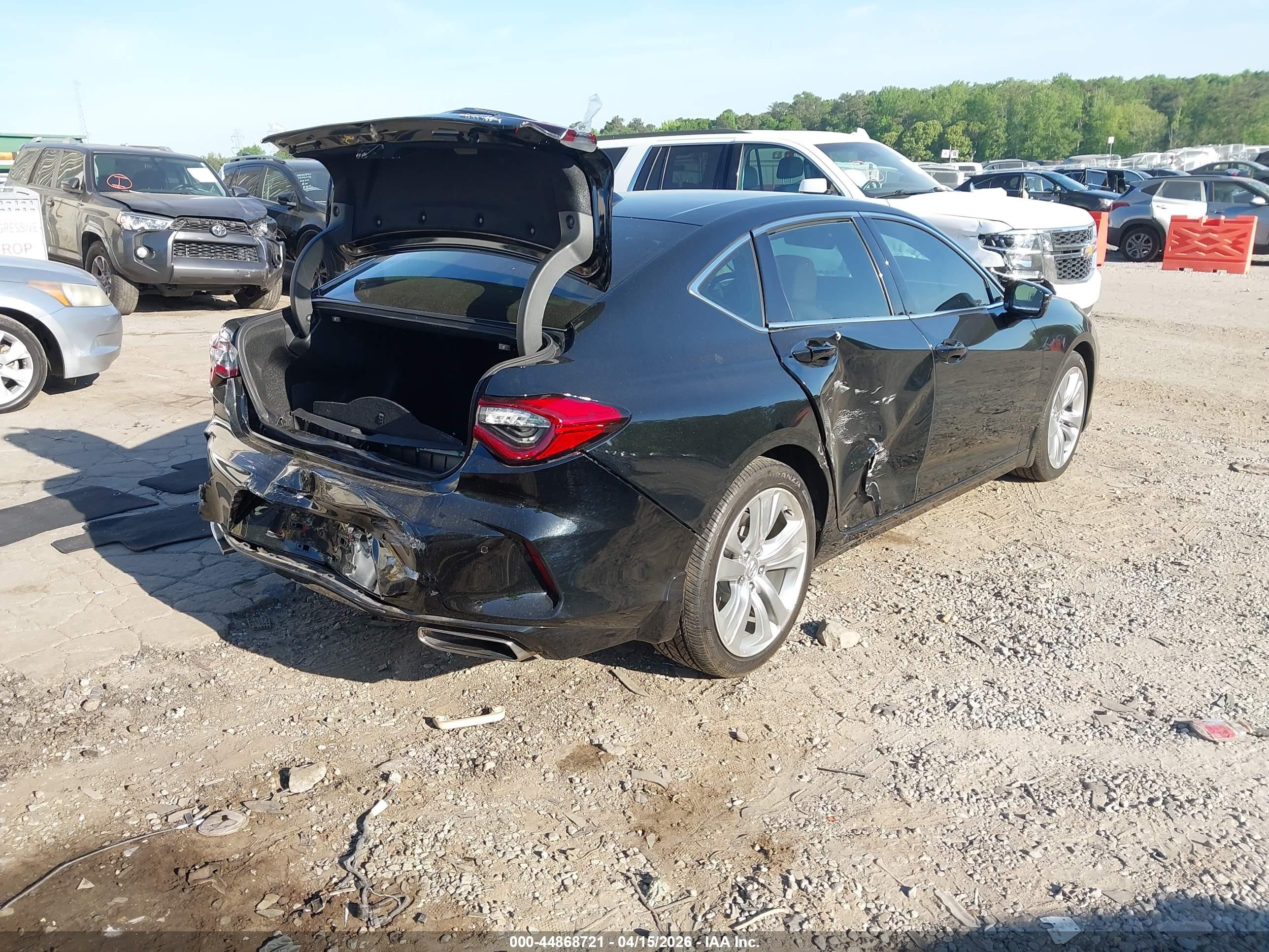 2021 Acura Tlx Technology Package Black vin: 19UUB6F41MA008196