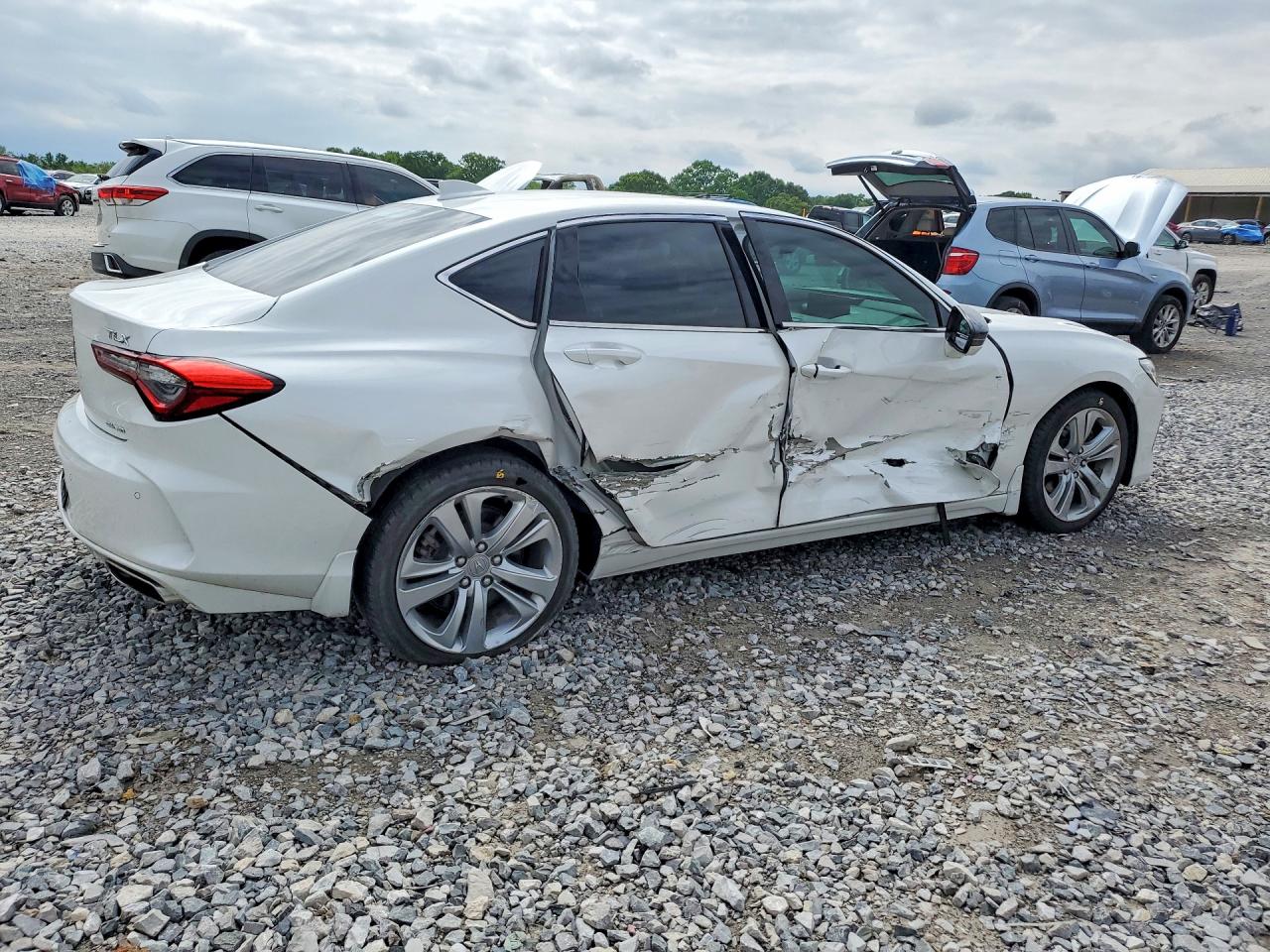 2021 Acura Tlx Technology White vin: 19UUB6F45MA002028