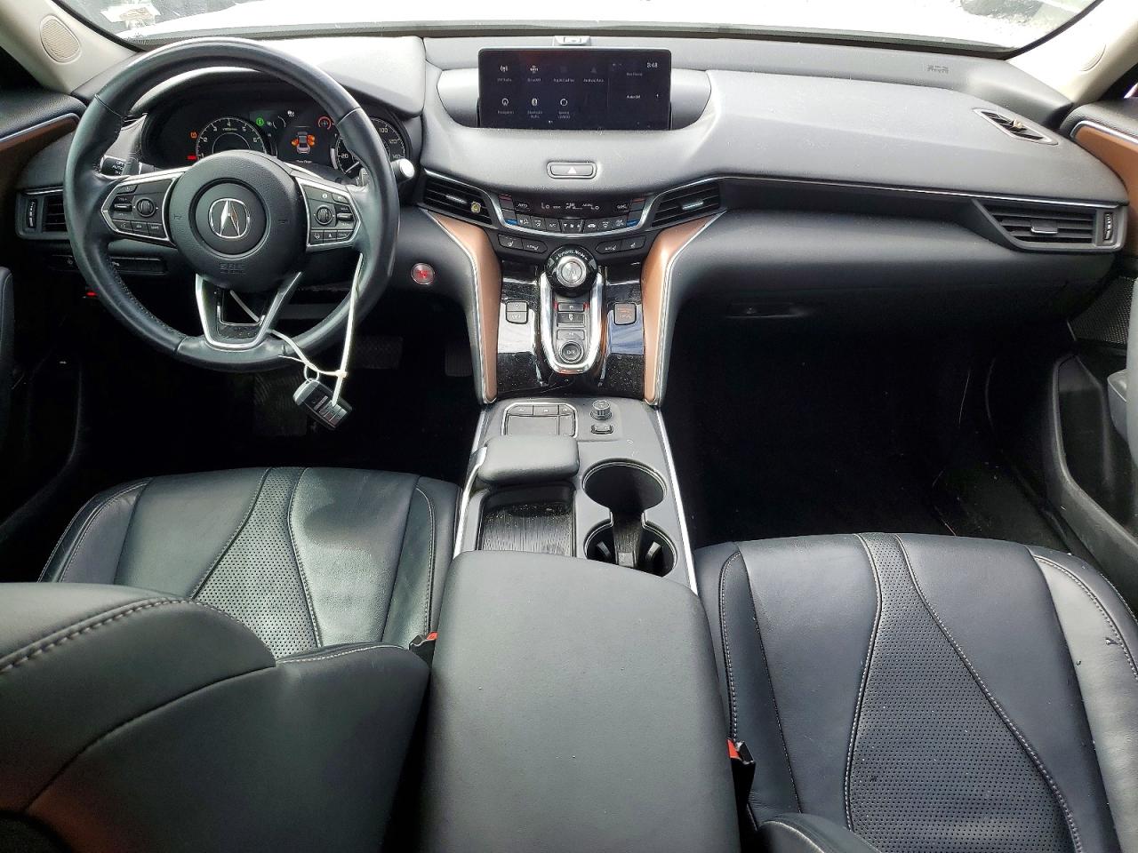 2021 Acura Tlx Technology White vin: 19UUB6F45MA002028