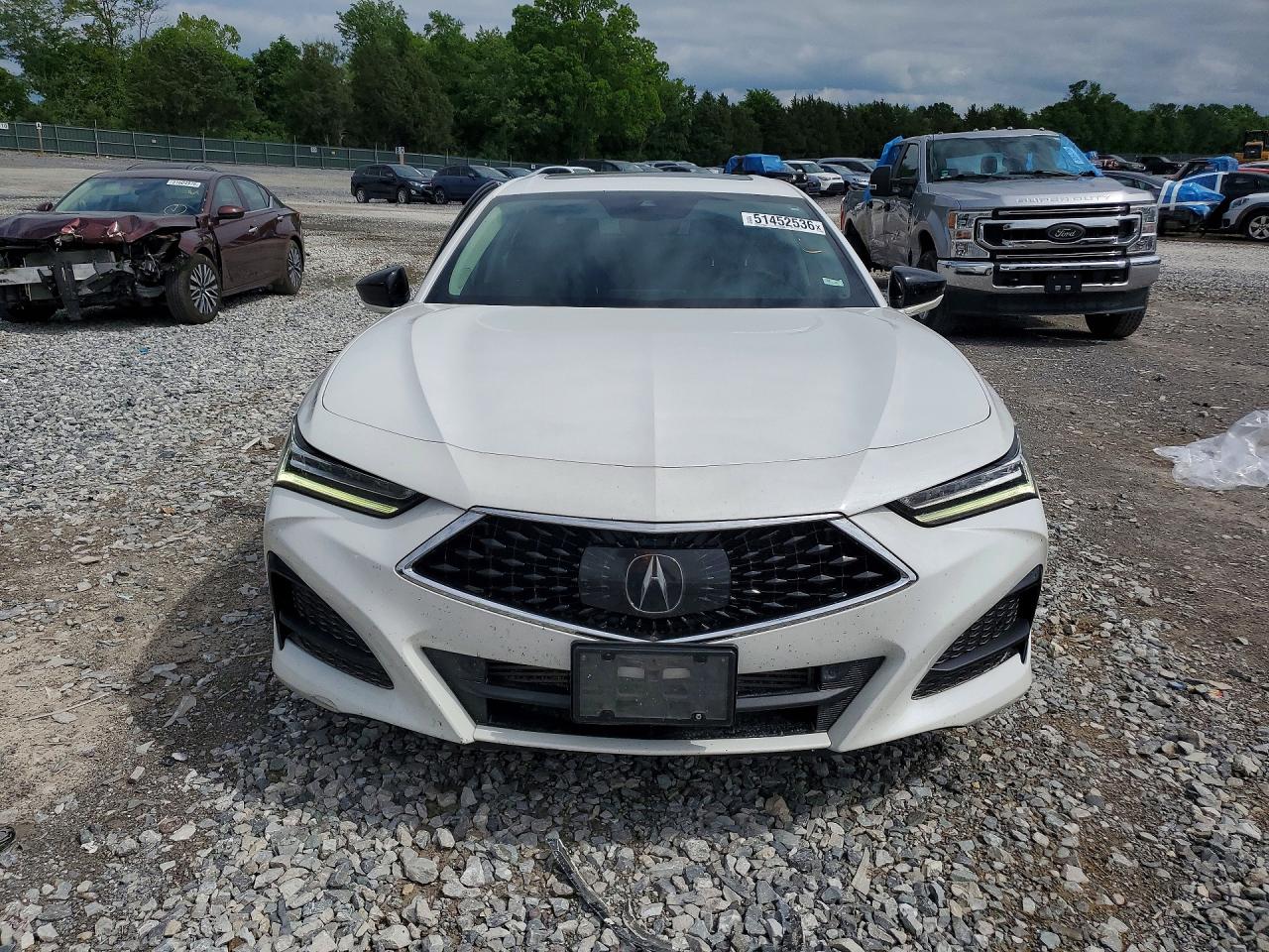 2021 Acura Tlx Technology White vin: 19UUB6F45MA002028