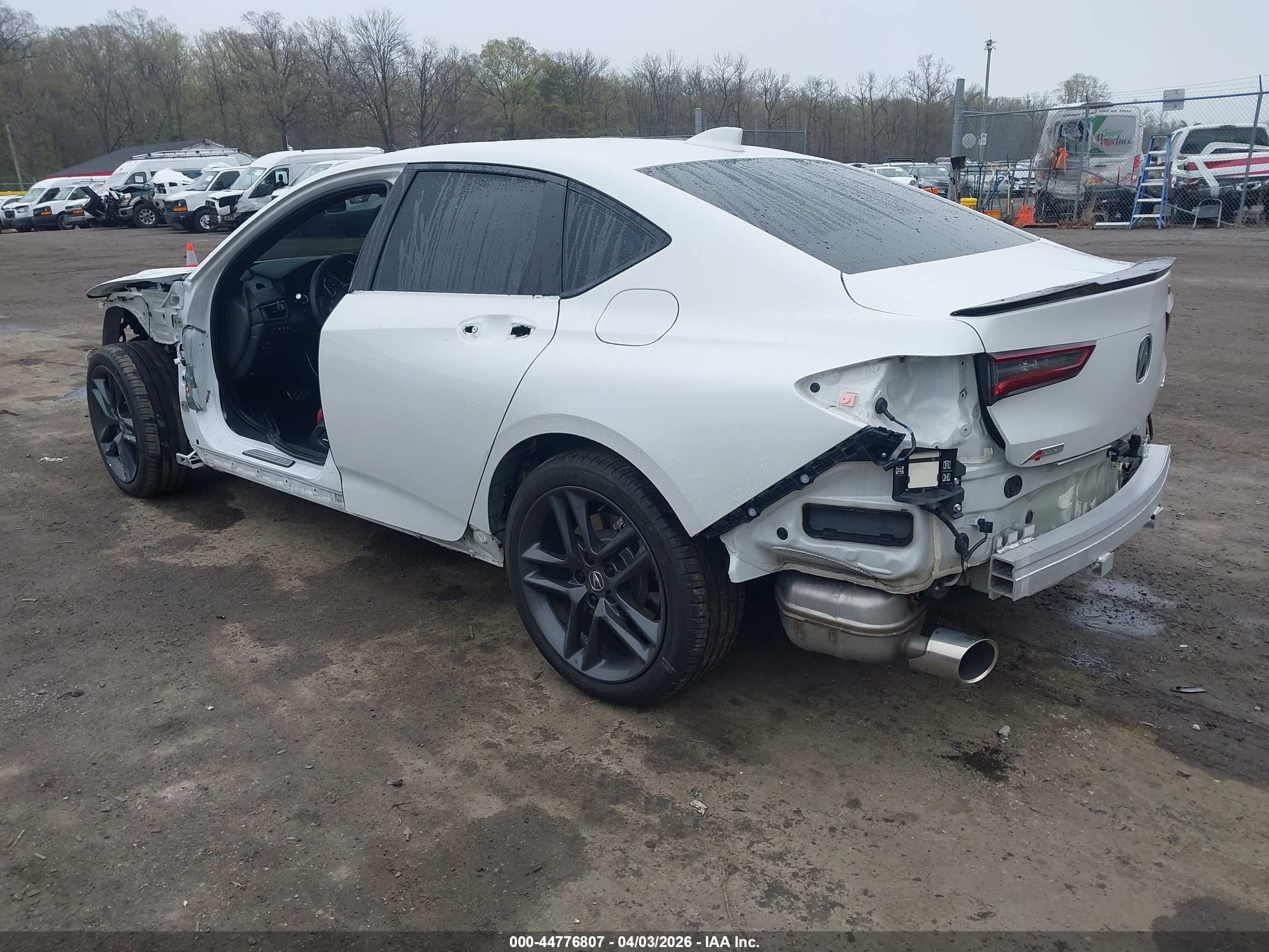 2024 Acura Tlx A-spec Package Белый vin: 19UUB6F50RA001921