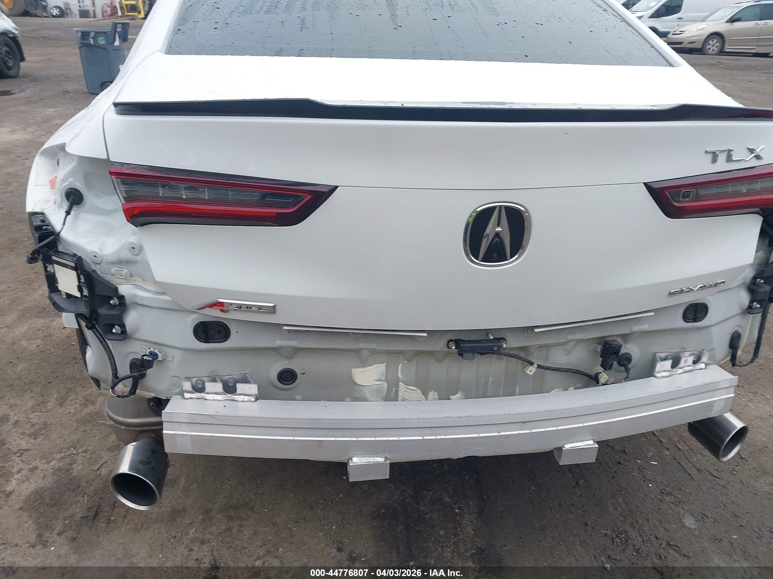 2024 Acura Tlx A-spec Package Белый vin: 19UUB6F50RA001921