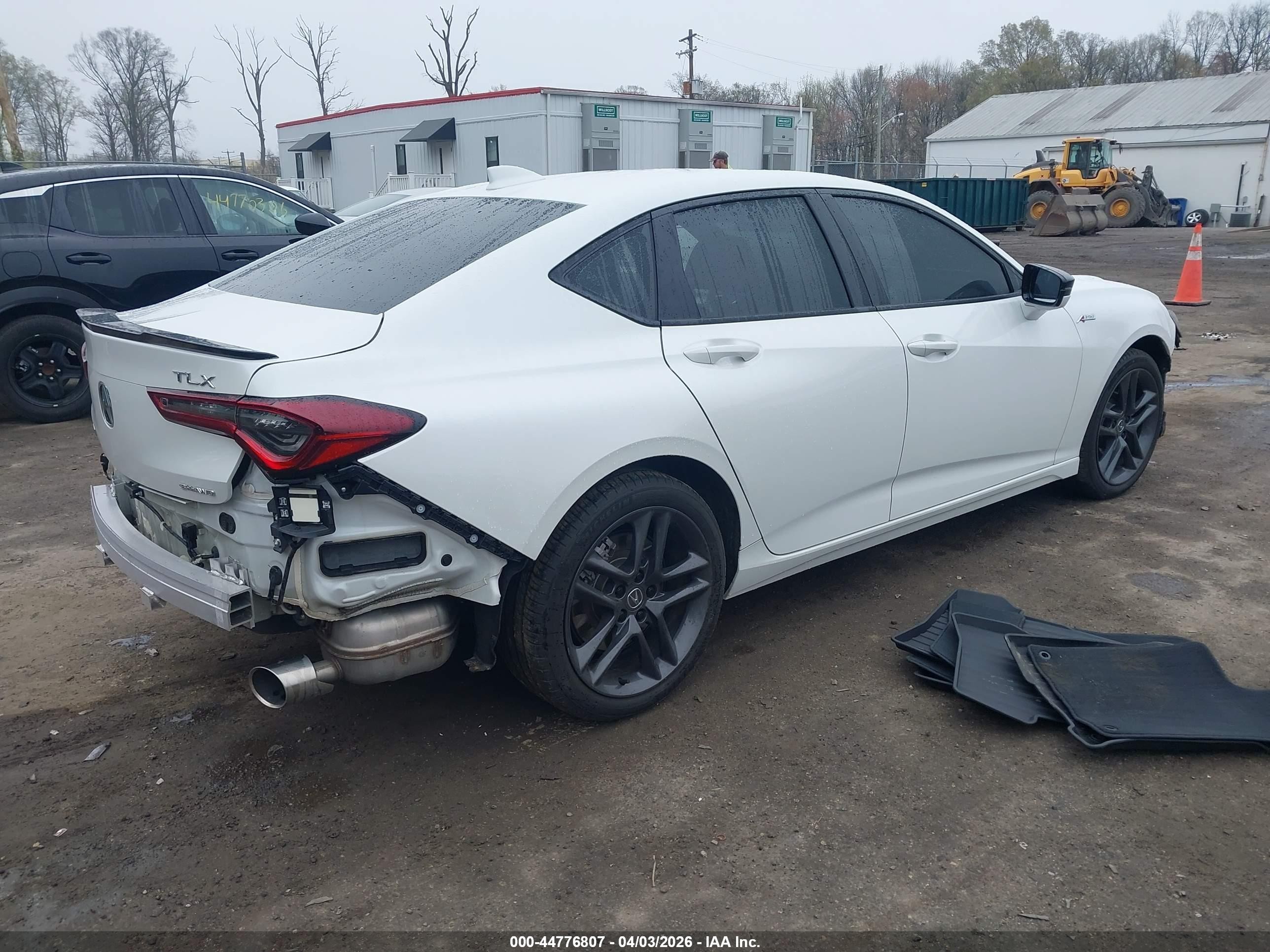 2024 Acura Tlx A-spec Package Белый vin: 19UUB6F50RA001921