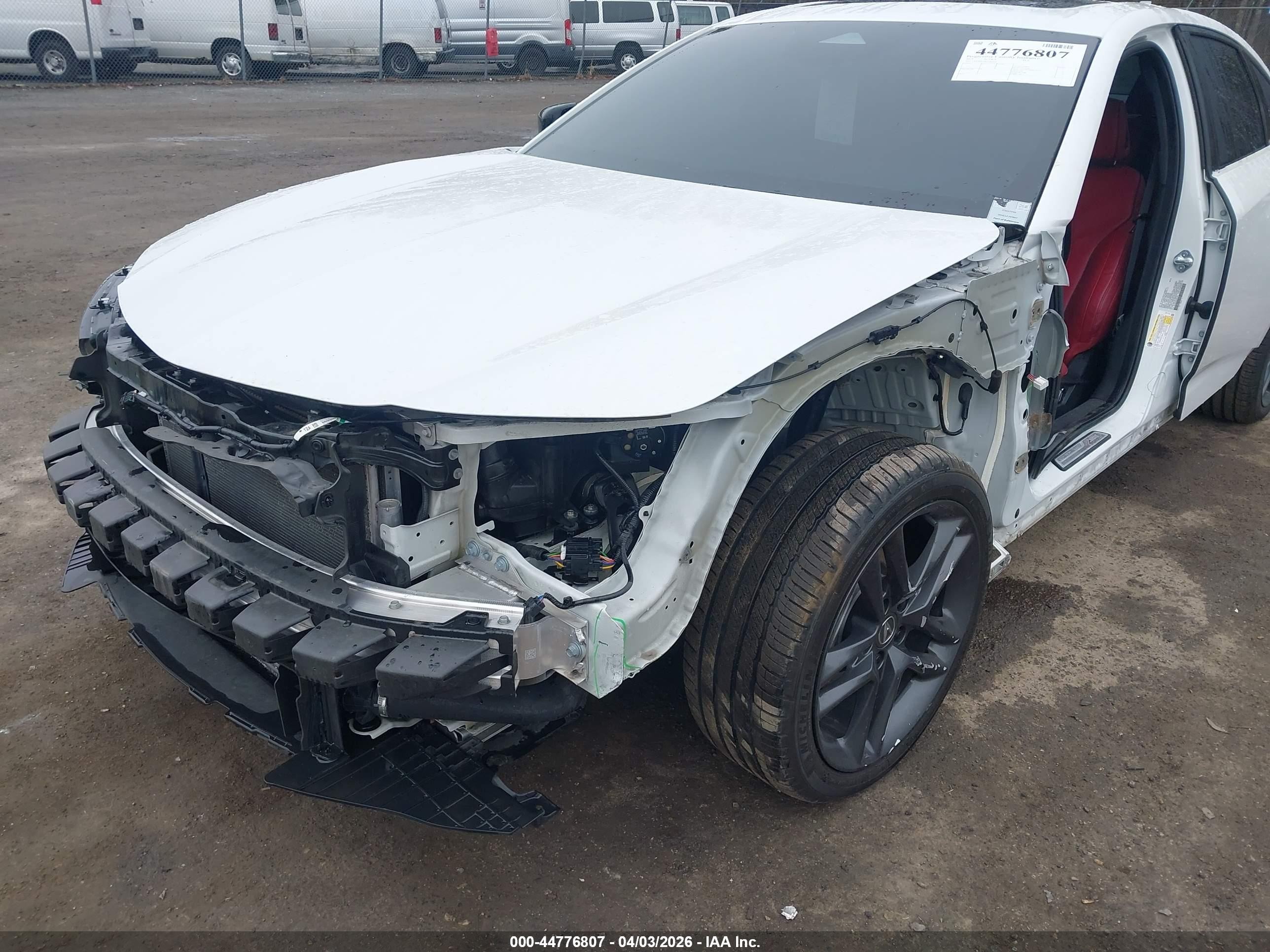 2024 Acura Tlx A-spec Package Белый vin: 19UUB6F50RA001921