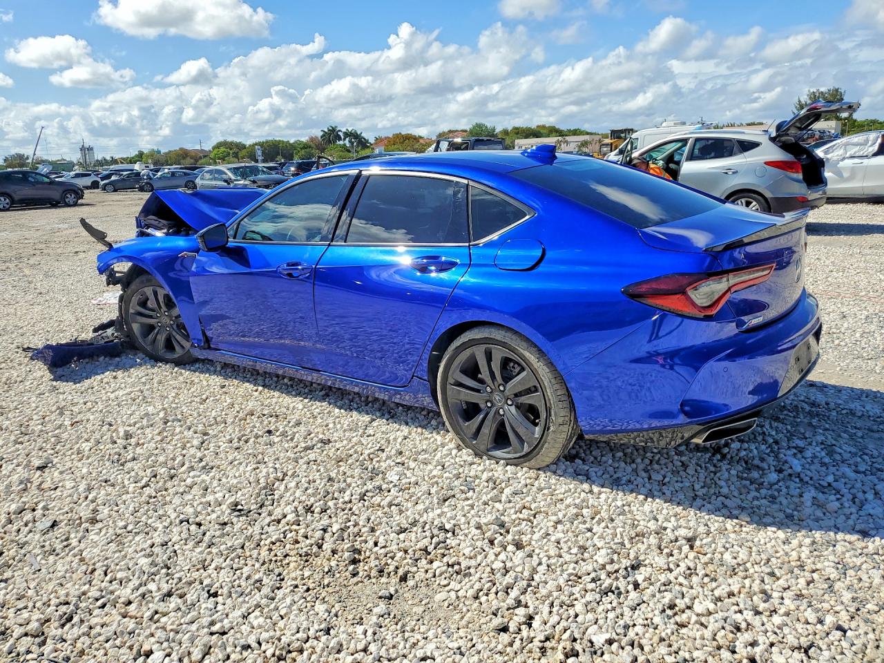2023 Acura Tlx A-spec Blue vin: 19UUB6F52PA002808