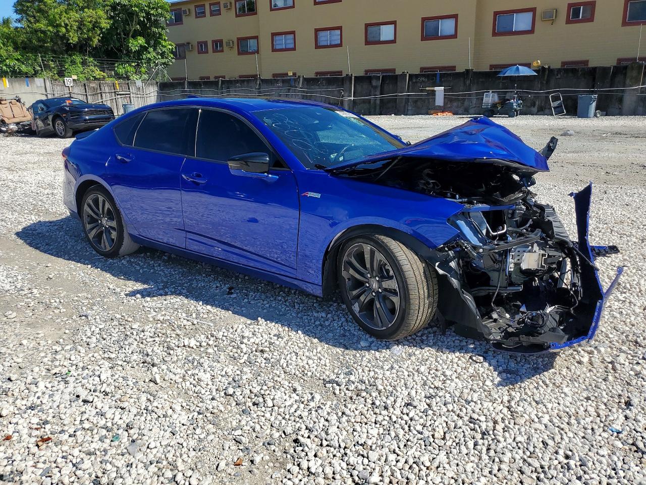 2023 Acura Tlx A-spec Blue vin: 19UUB6F52PA002808