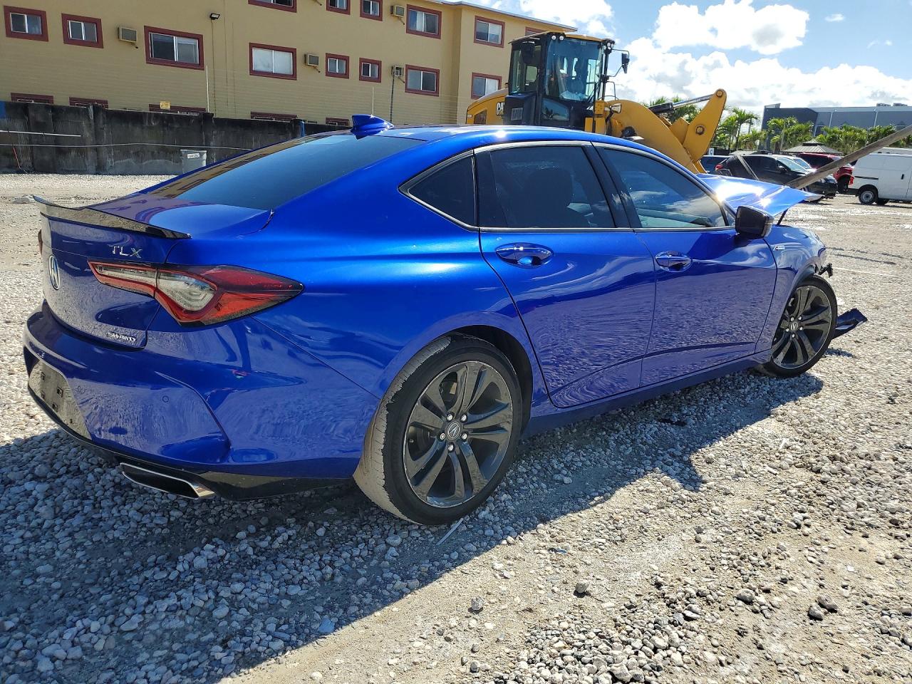 2023 Acura Tlx A-spec Blue vin: 19UUB6F52PA002808
