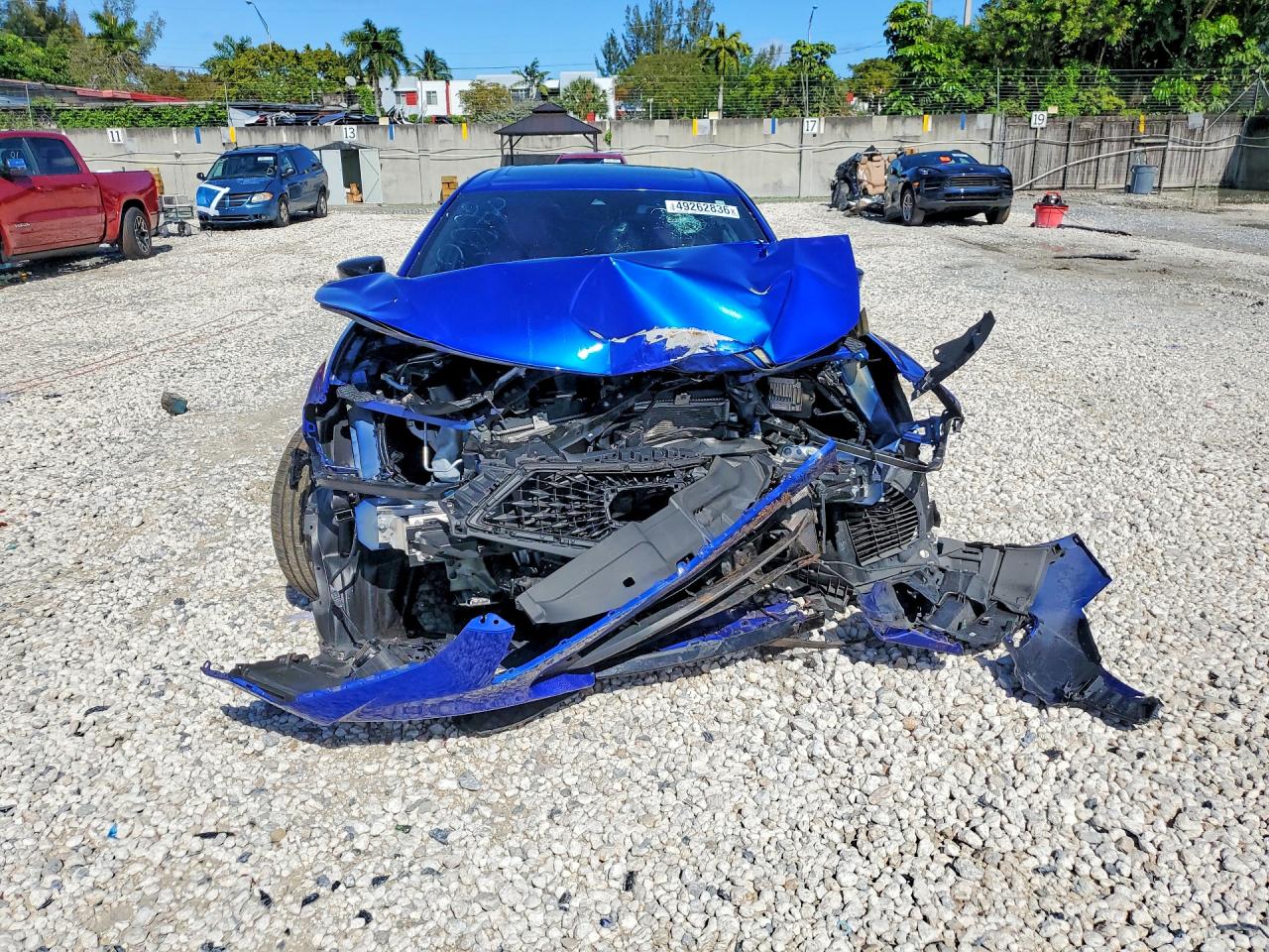 2023 Acura Tlx A-spec Blue vin: 19UUB6F52PA002808