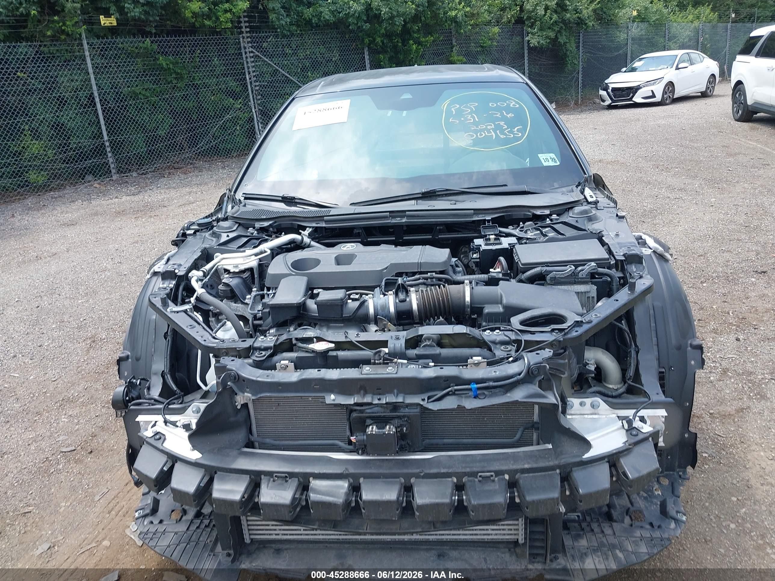 2023 Acura Tlx A-spec Package Black vin: 19UUB6F52PA004655