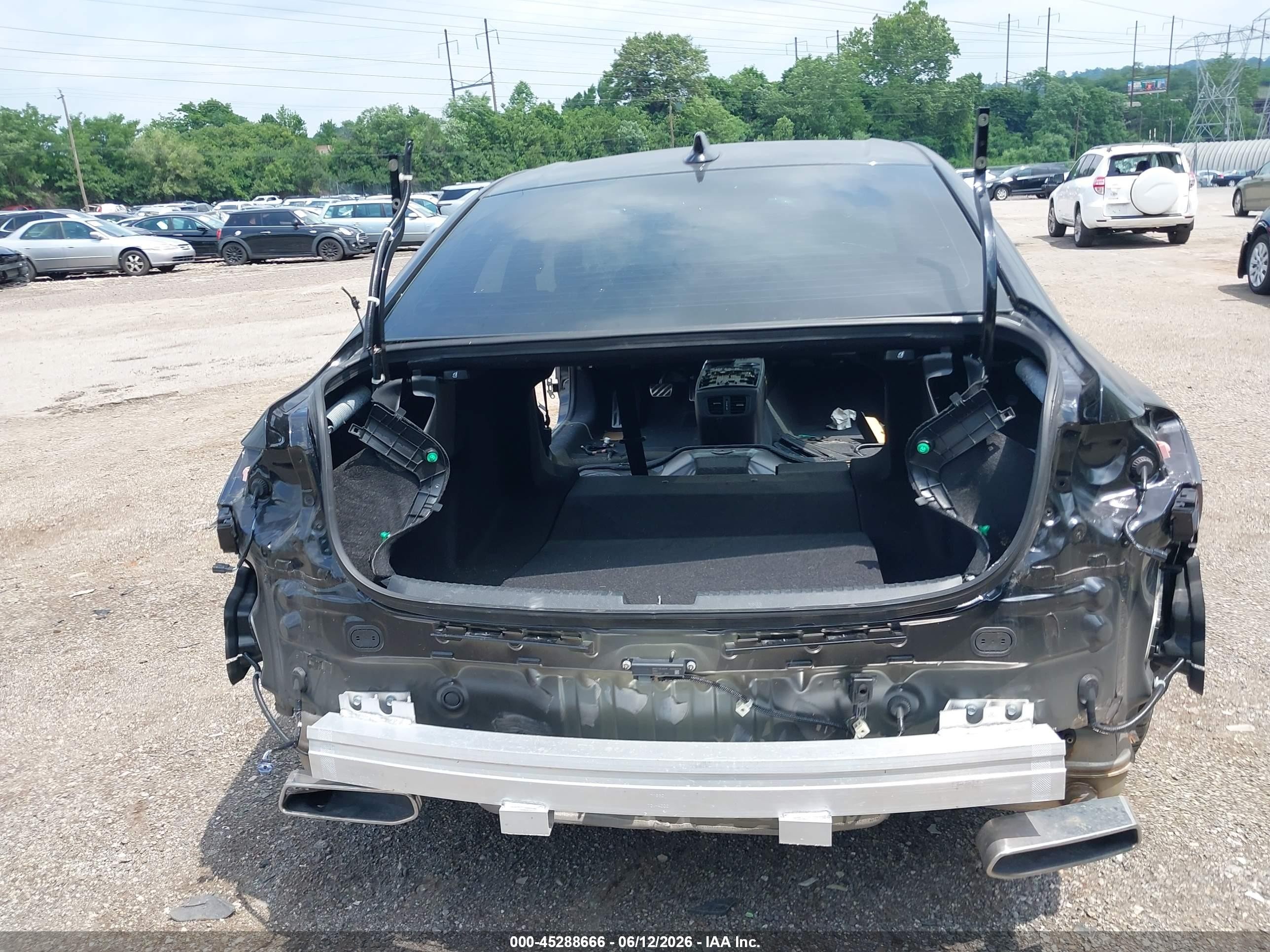 2023 Acura Tlx A-spec Package Black vin: 19UUB6F52PA004655