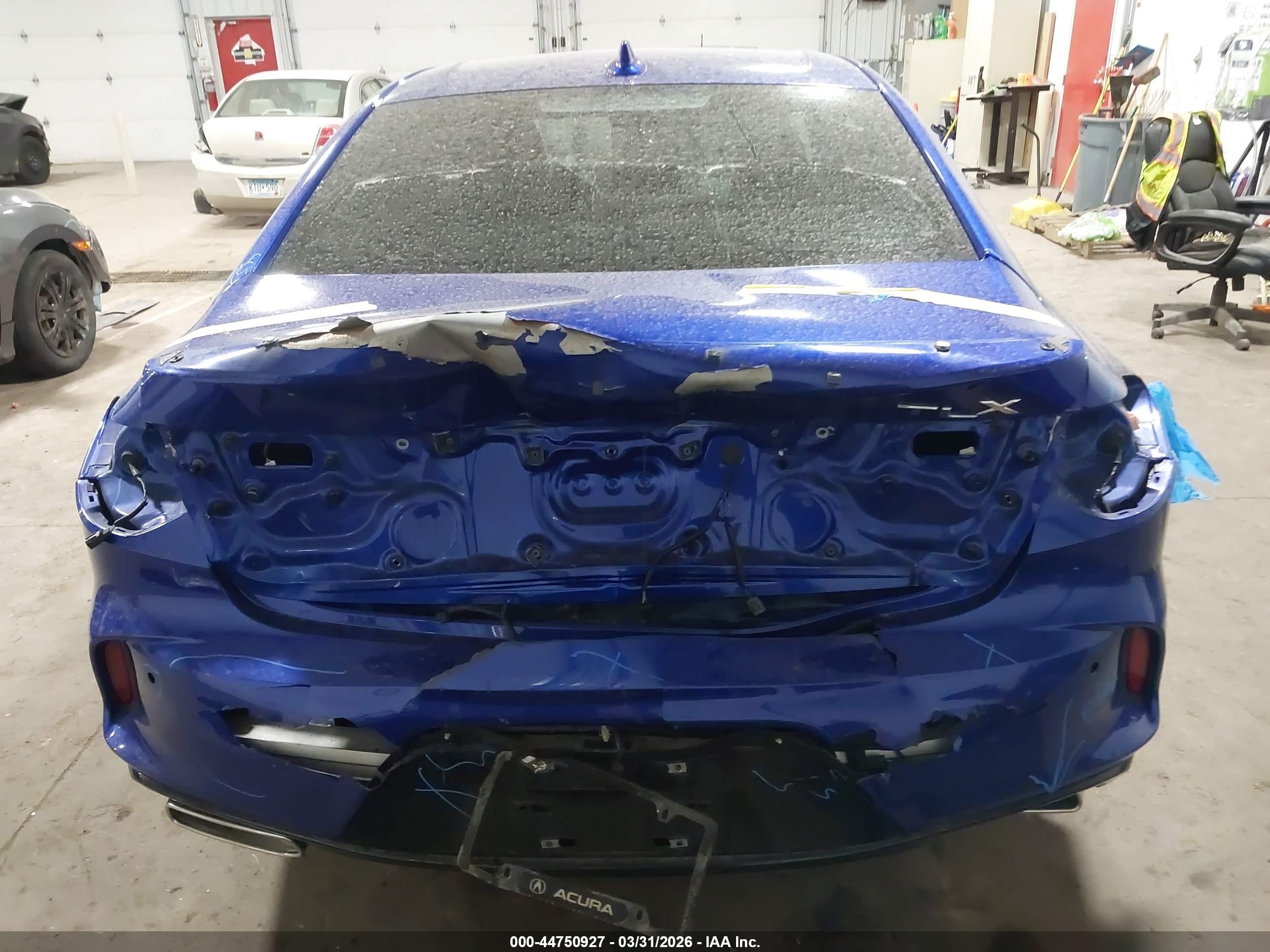 2021 Acura Tlx A-spec Package Blue vin: 19UUB6F55MA009912