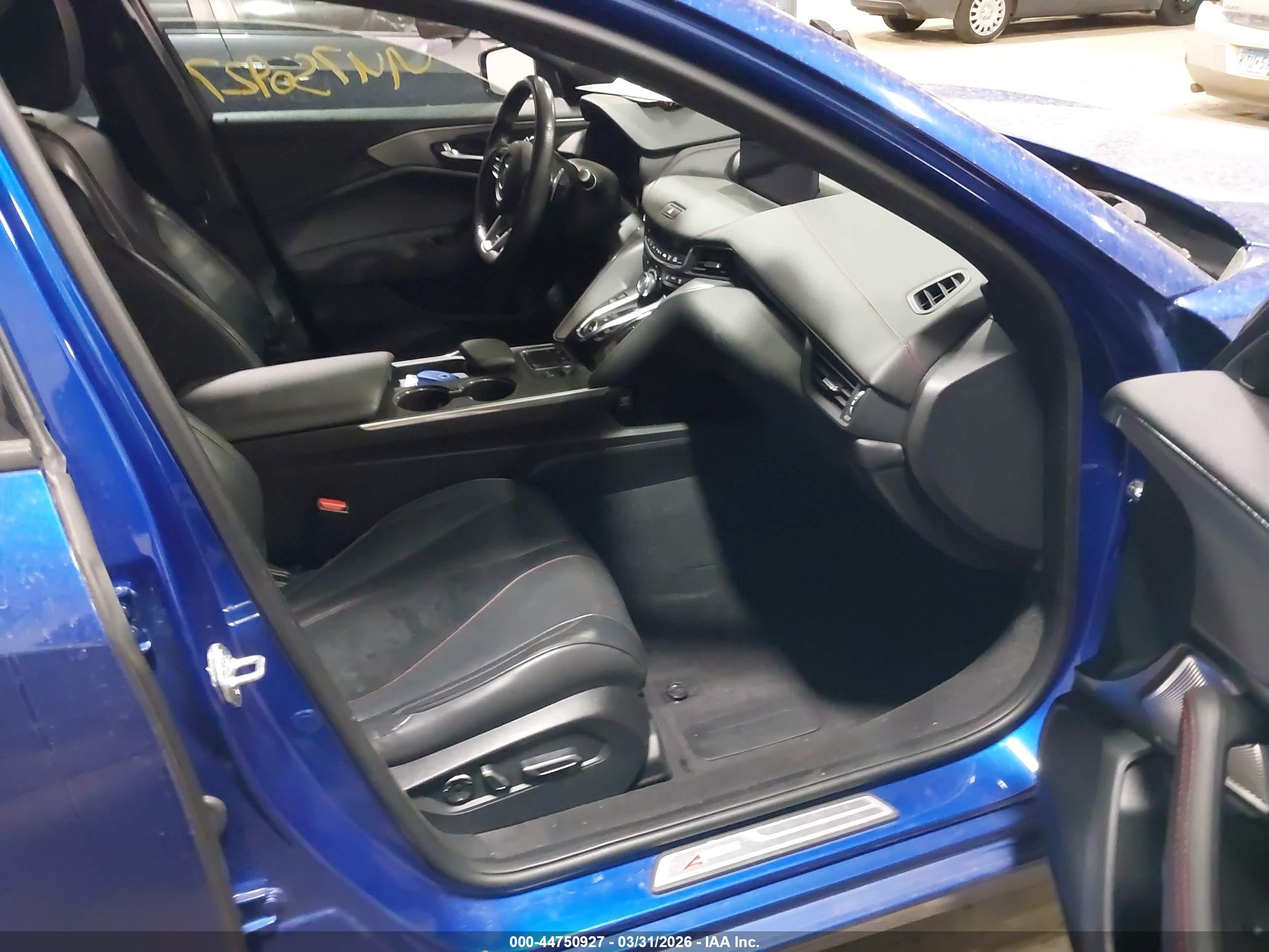 2021 Acura Tlx A-spec Package Blue vin: 19UUB6F55MA009912