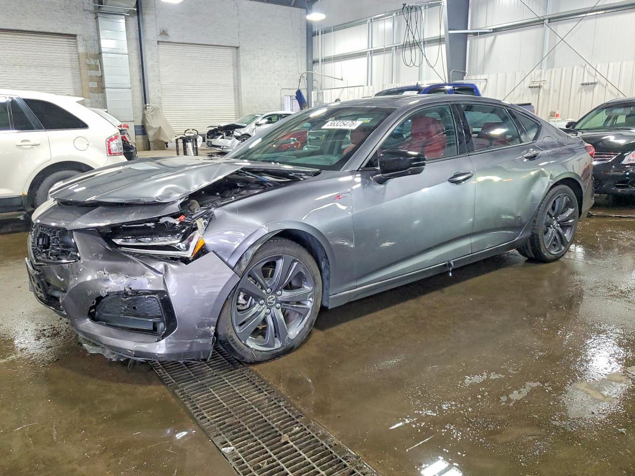 2023 Acura Tlx A-spec Gray vin: 19UUB6F55PA001703