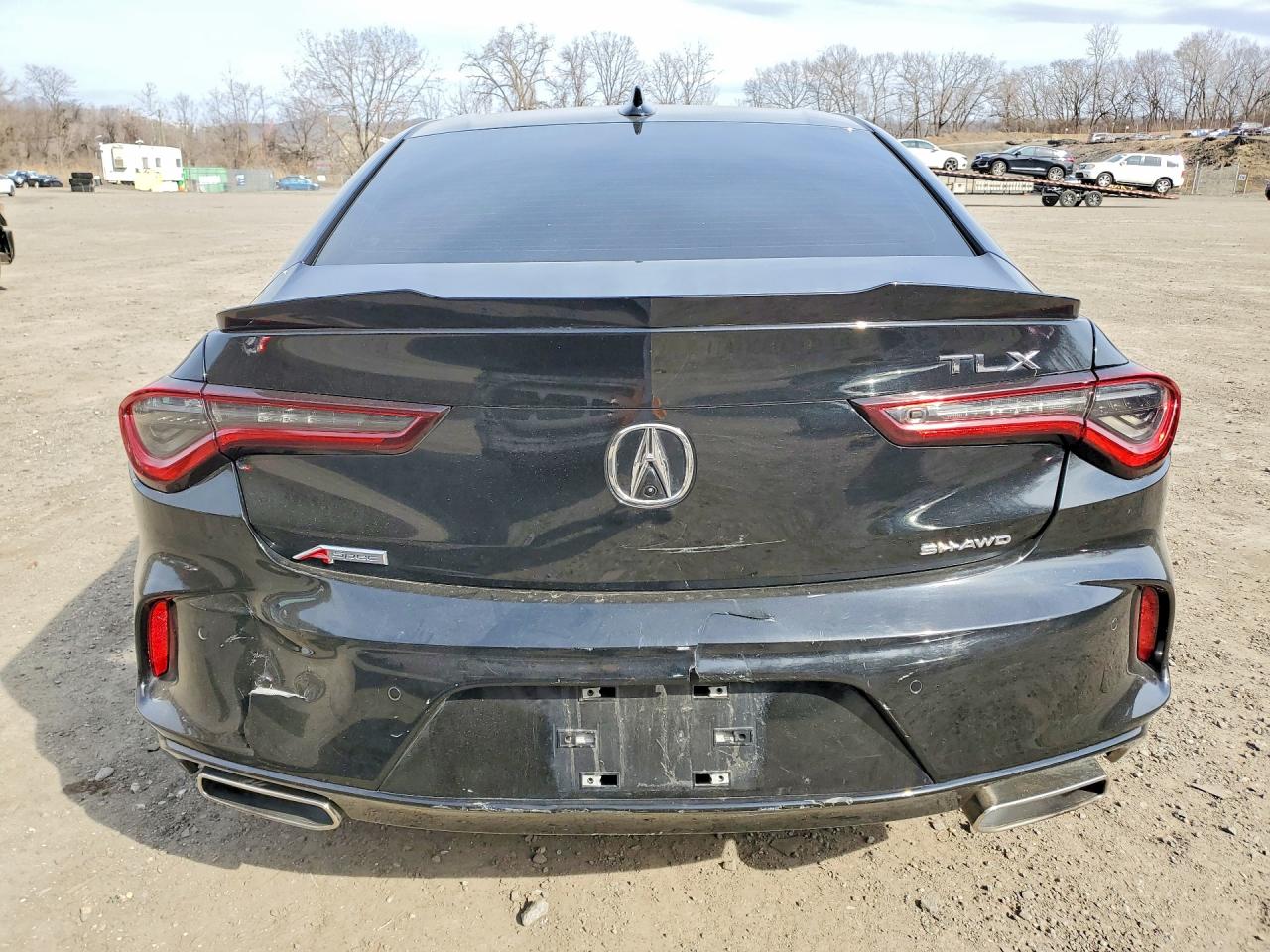 2023 Acura Tlx A-spec Черный vin: 19UUB6F55PA002334