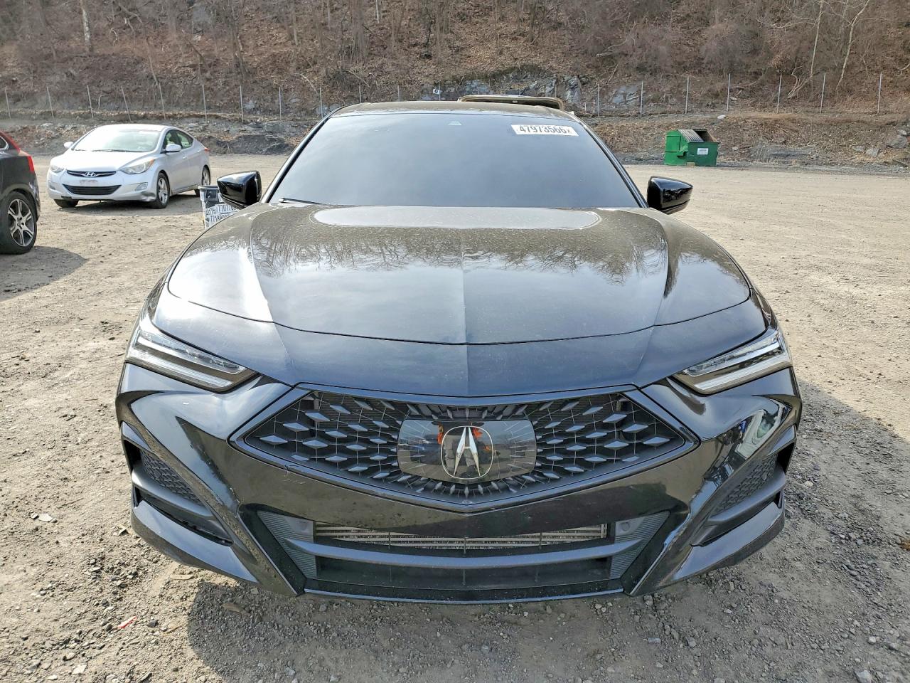 2023 Acura Tlx A-spec Черный vin: 19UUB6F55PA002334