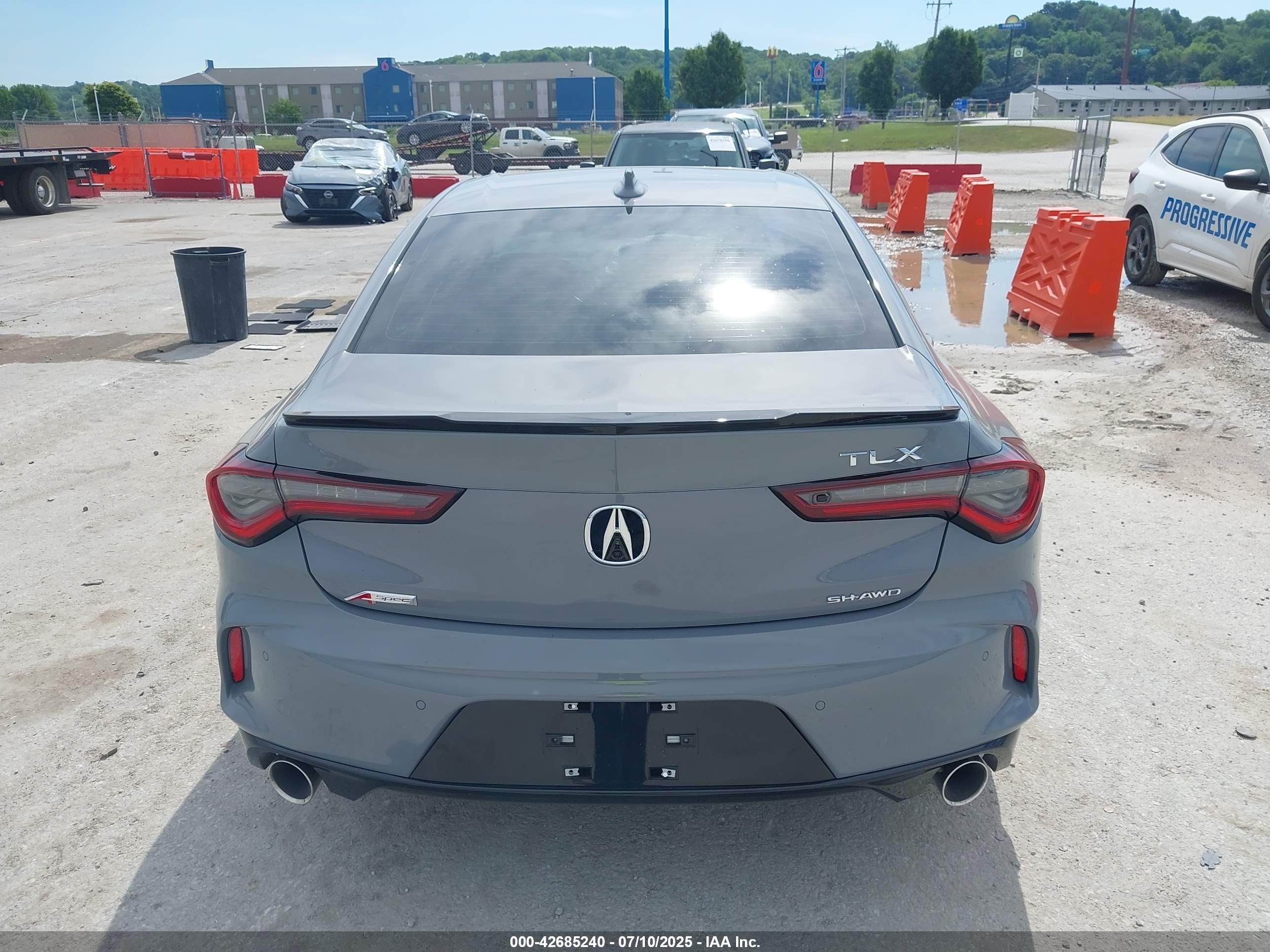 2025 Acura Tlx A-spec Серый vin: 19uub6f50sa003867