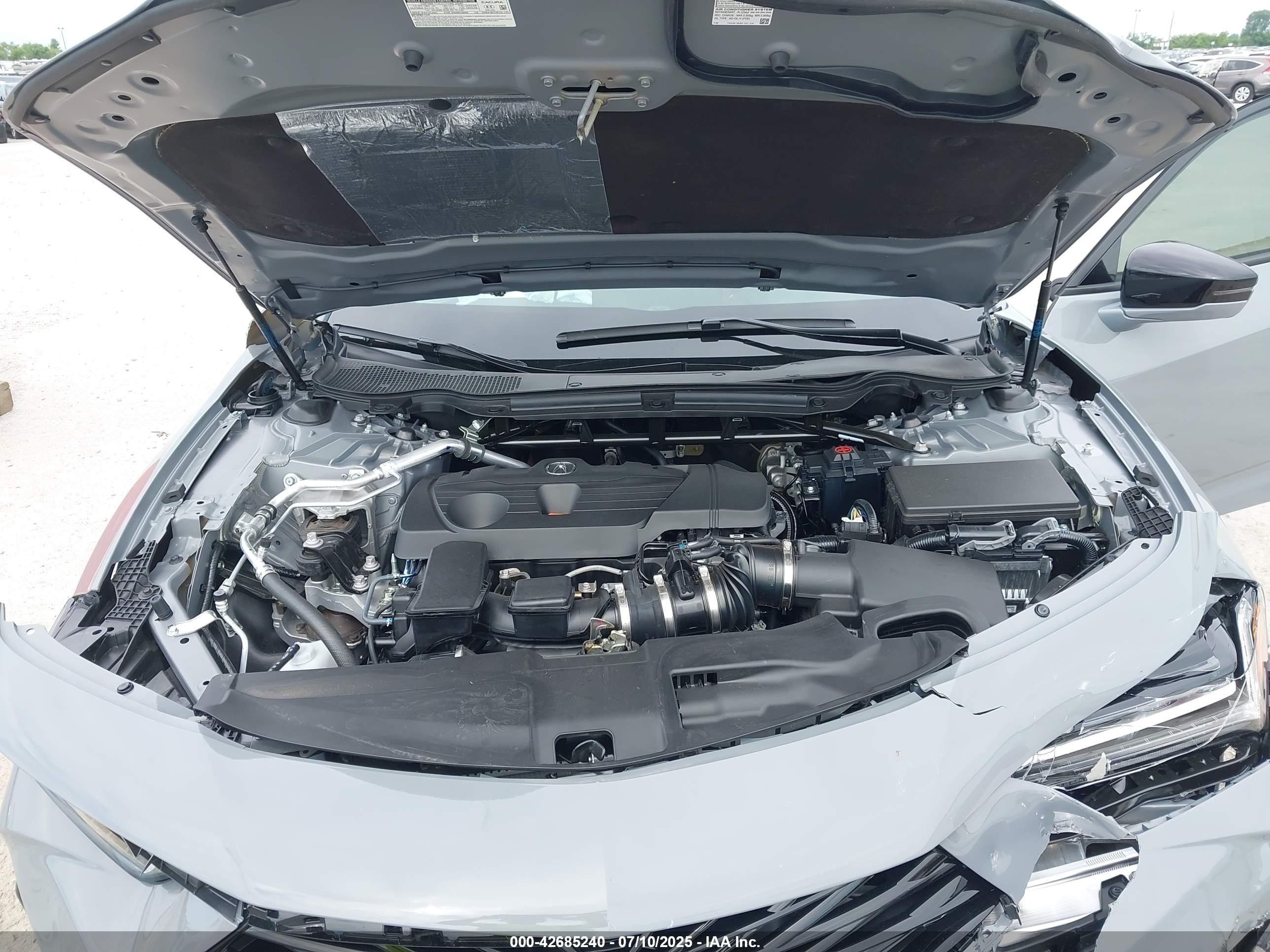 2025 Acura Tlx A-spec Серый vin: 19uub6f50sa003867