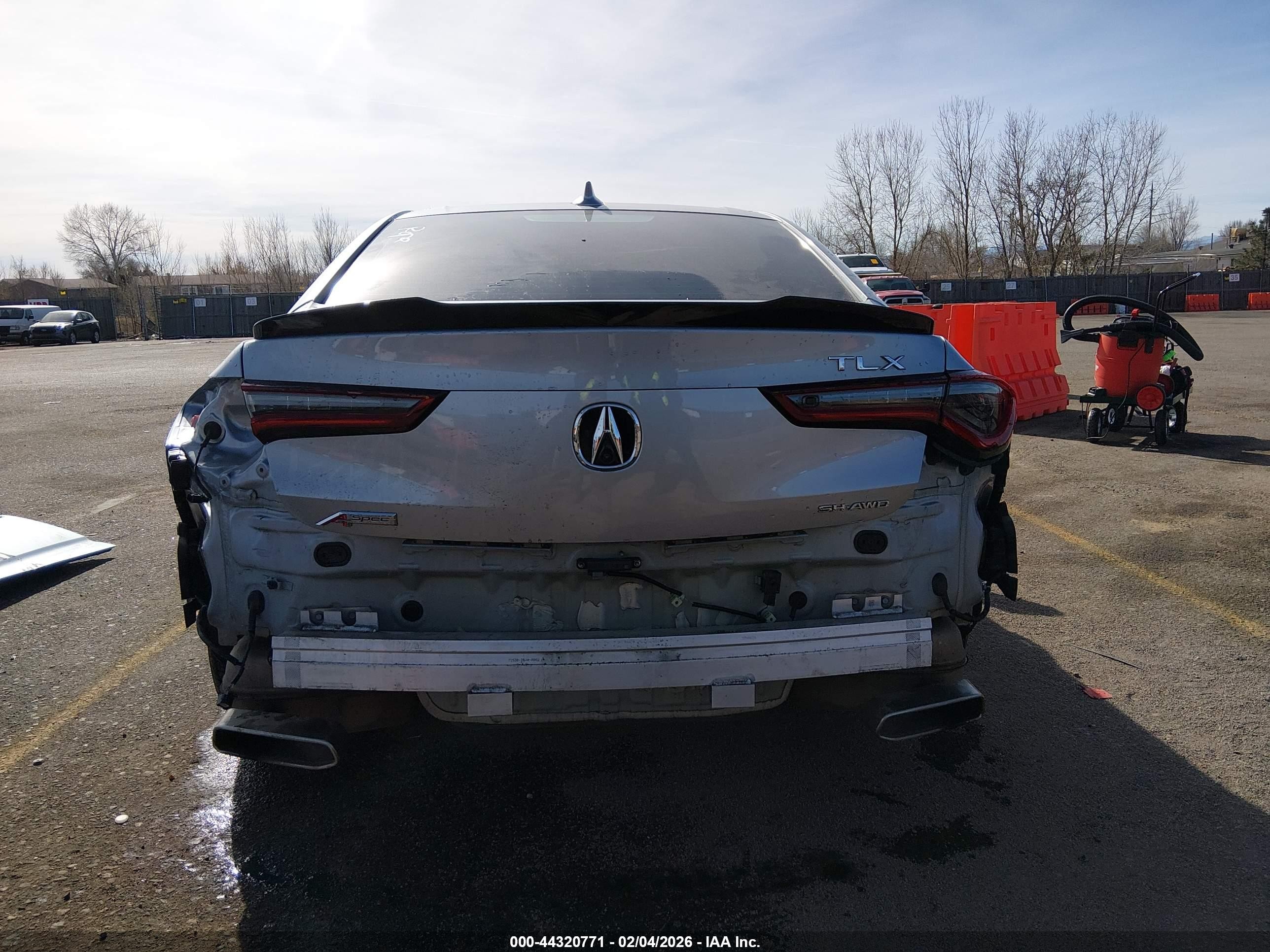 2021 Acura Tlx A-spec Package Серый vin: 19UUB6F58MA006499