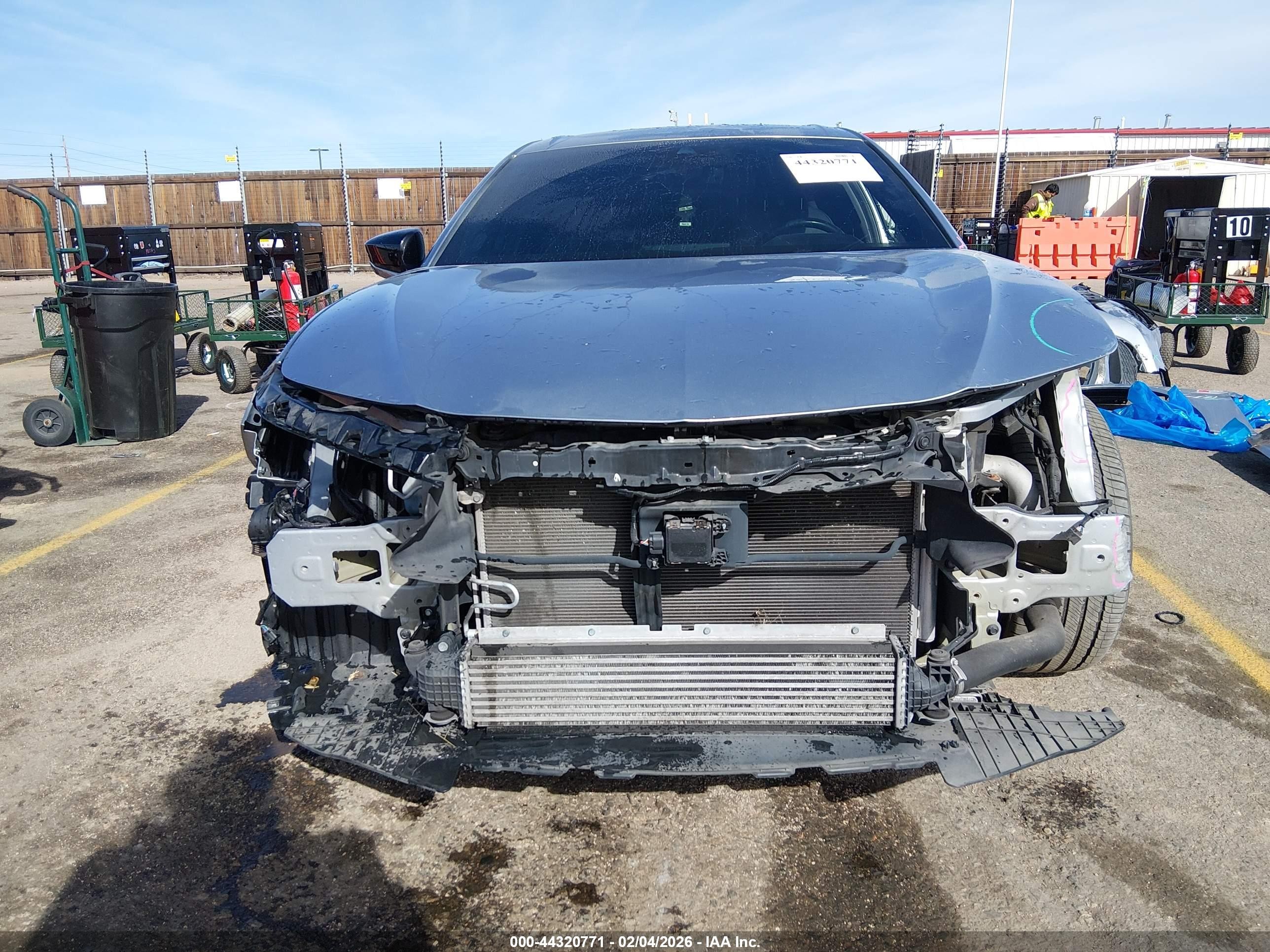 2021 Acura Tlx A-spec Package Серый vin: 19UUB6F58MA006499